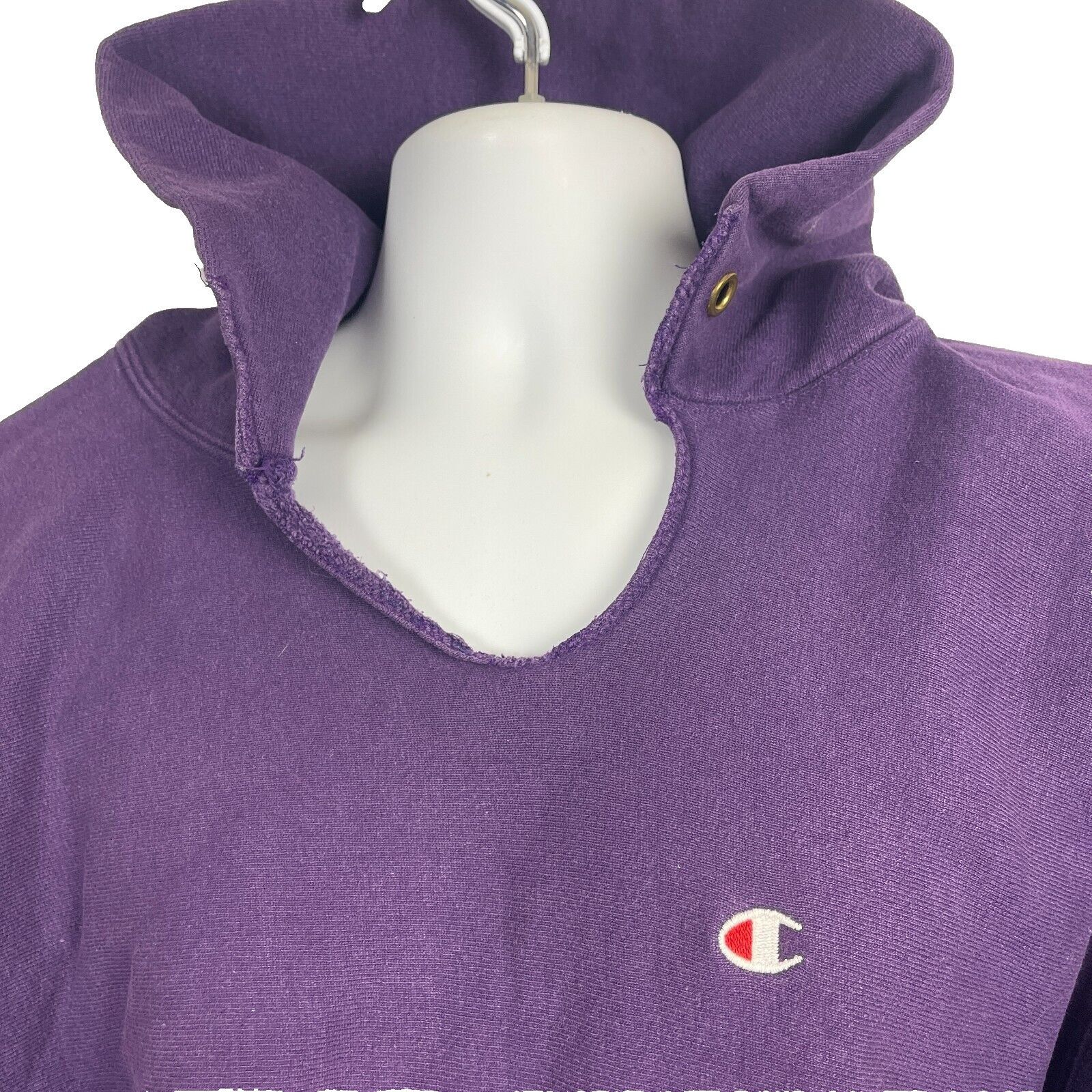 Champion Champion Reverse Weave OOAK Vtg V-Neck Cone Head Pullover Ho Size US XXL / EU 58 / 5 - 4 Thumbnail