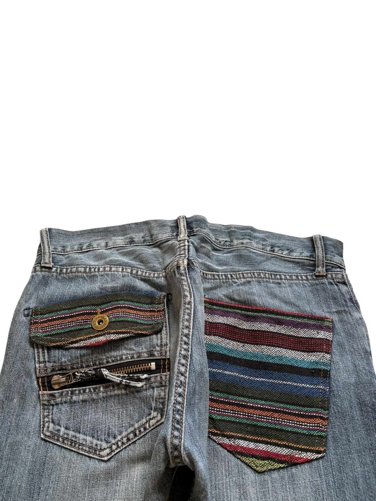 Japanese Brand Vintage Japanese Brand Mud Wash Distress Rip Jeans Size US 32 / EU 48 - 8 Thumbnail