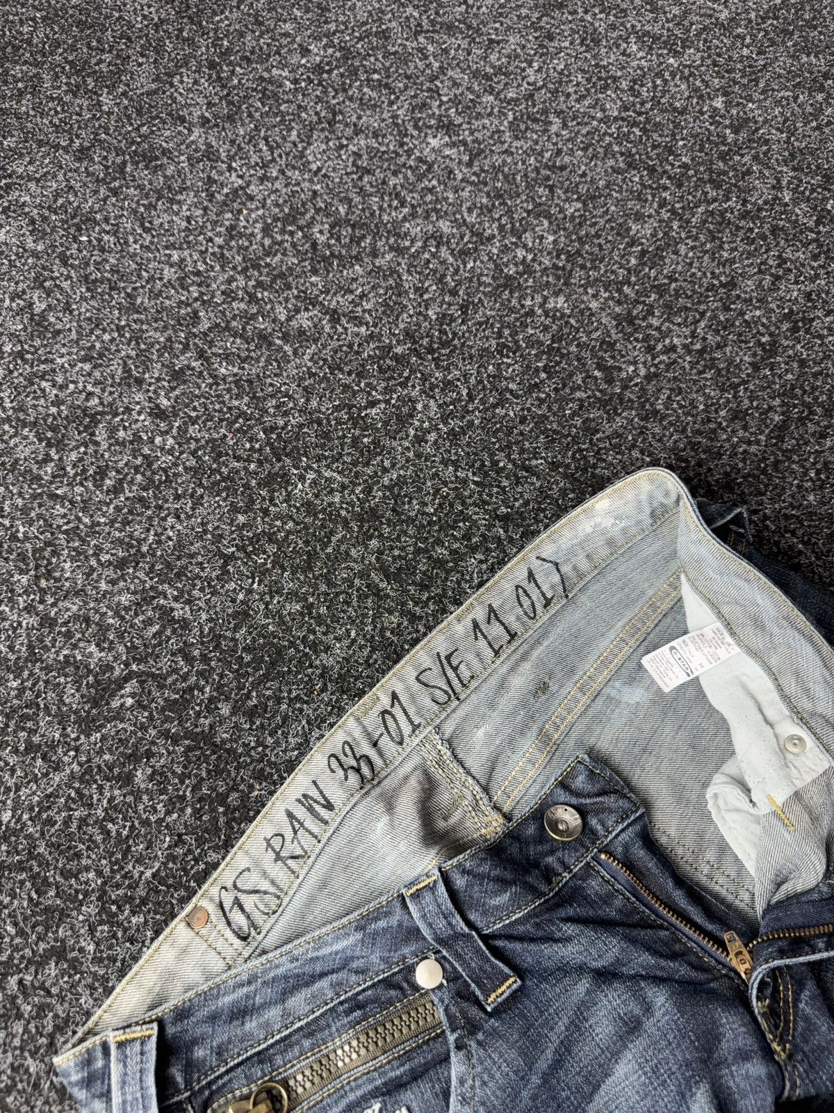 G-Star 🔥G Star PUNK OPIUM Retro Y2K BLUE GOTHIC JEANS Y2k goth Size 34" / US 12 / IT 48 - 6 Thumbnail