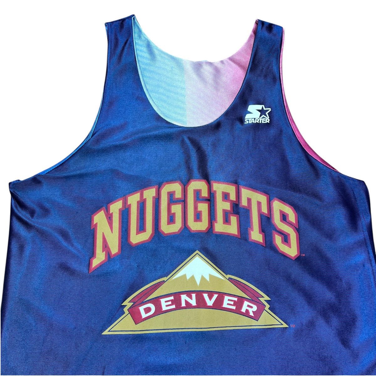 Starter 1990s NBA Denver Nuggets Starter Reversible Practice Jersey Size US XL / EU 56 / 4 - 15 Thumbnail