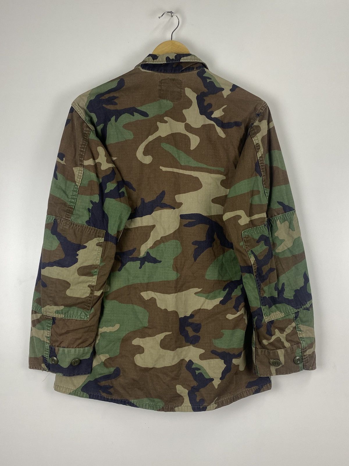 Vintage US Army M81 Woodland Camouflage BDU Jacket - Small Regular Size US M / EU 48-50 / 2 - 2 Thumbnail