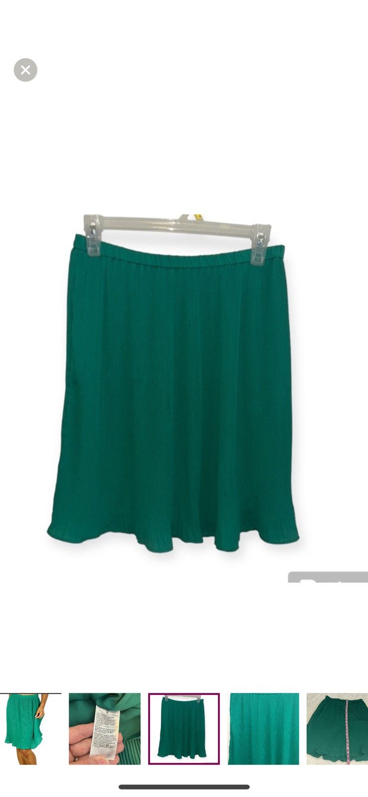 Banana Republic Banana republic xs pleated green skirt Size 26" / US 2 / IT 38 - 1 Thumbnail