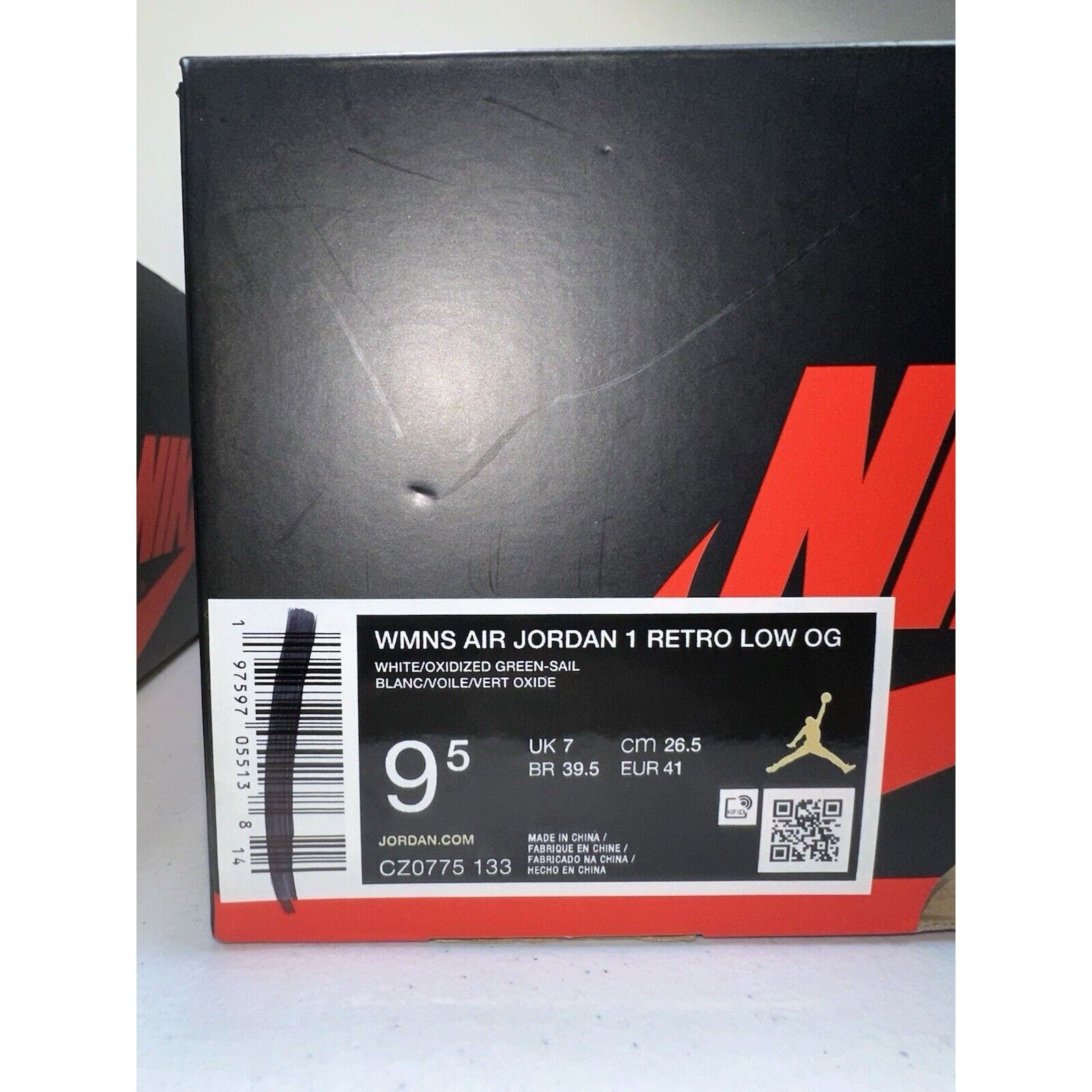 Nike DS 2024 Nike Air Jordan Retro 1 OG Low Sz 9.5/Men’s Sz 8 Size US 9.5 / IT 39.5 - 7 Thumbnail