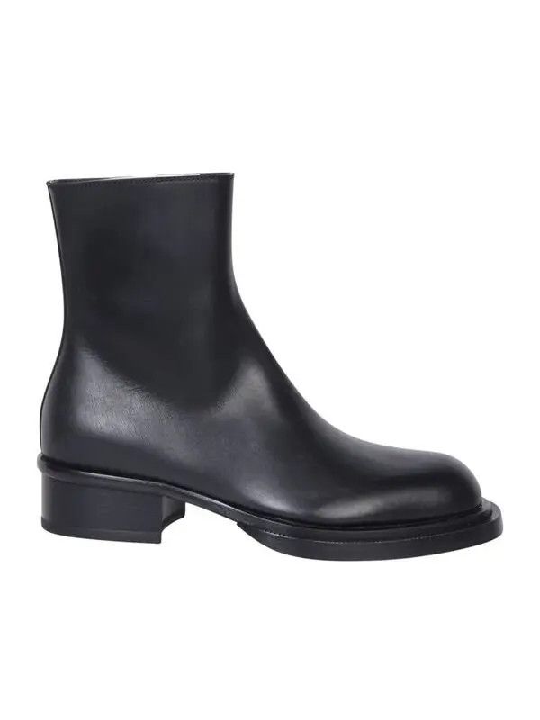 Alexander McQueen o1w1db10725 Cuban Stack Boot in Black Size US 8 / EU 41 - 1 Thumbnail