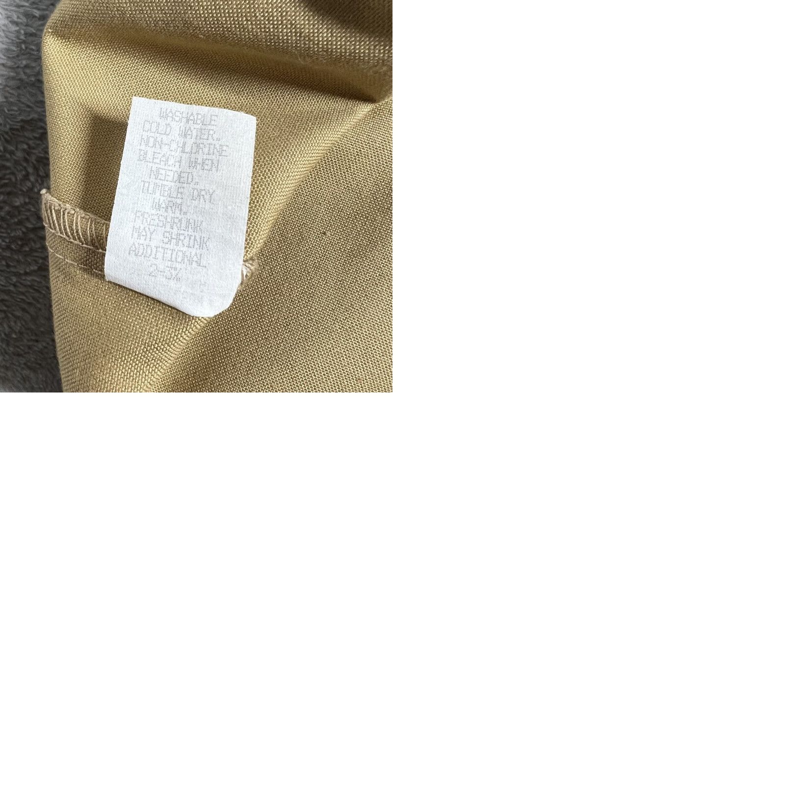 Filson Filson Tin Cloth Women's Jacket Style 20011 Button Front Green Trim Tan Cotton Canvas Work Womens Size L / US 10 / IT 46 - 9 Thumbnail