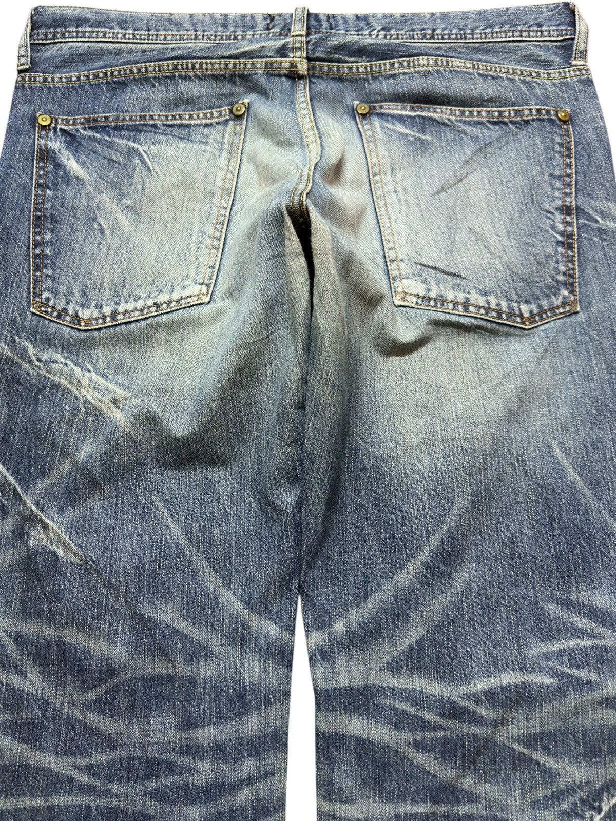 J.M. Weston Vintage Westborn Clawmark Ripped Distressed Denim Size US 38 / EU 54 - 5 Thumbnail