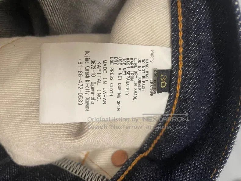 Kapital Kapital Bone jeans. Size US 30 / EU 46 - 6 Thumbnail