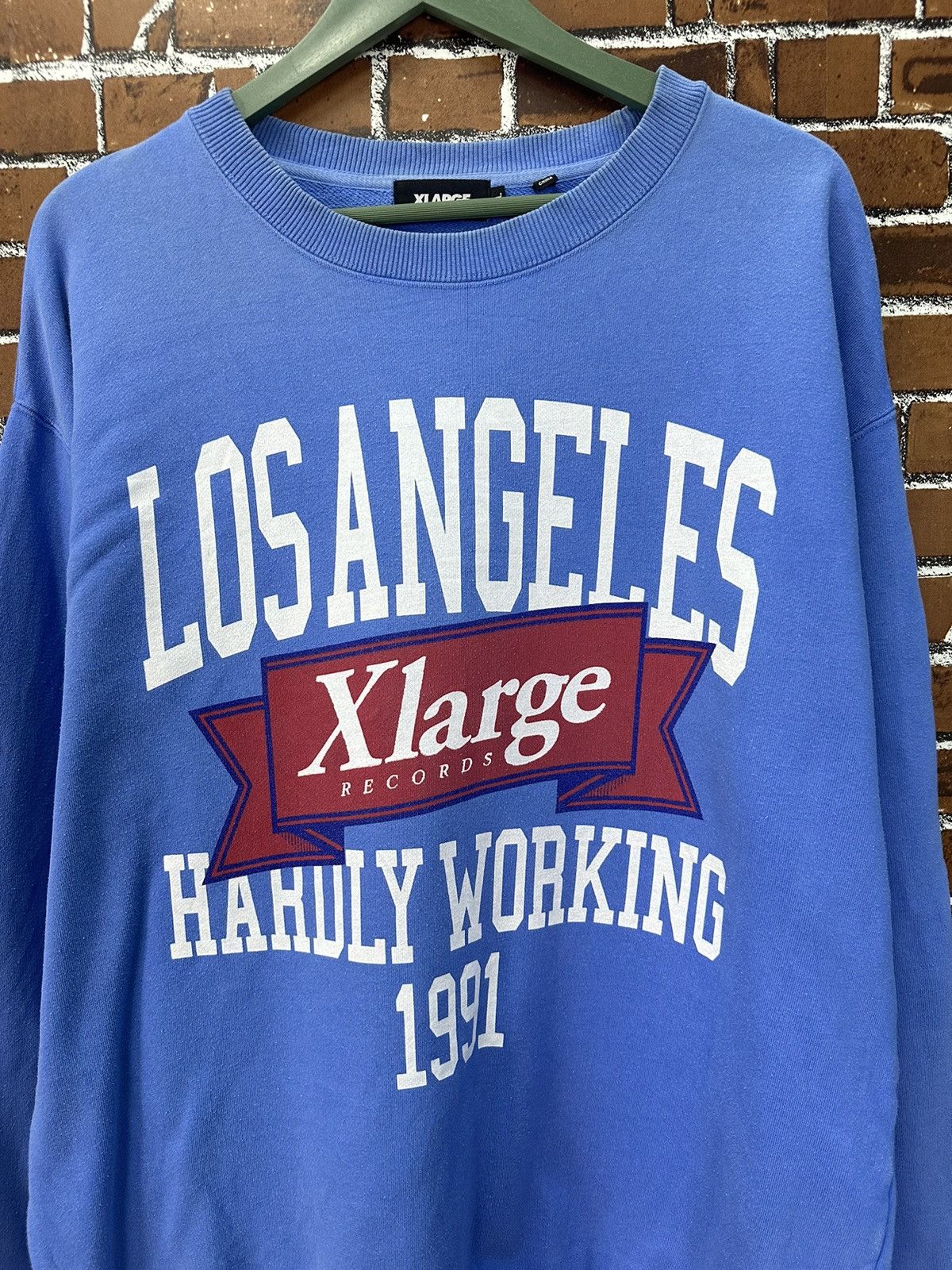 X-LARGE Vintage XLarge Los Angeles Crewneck Sweatshirt Z243 Size US L / EU 52-54 / 3 - 3 Thumbnail