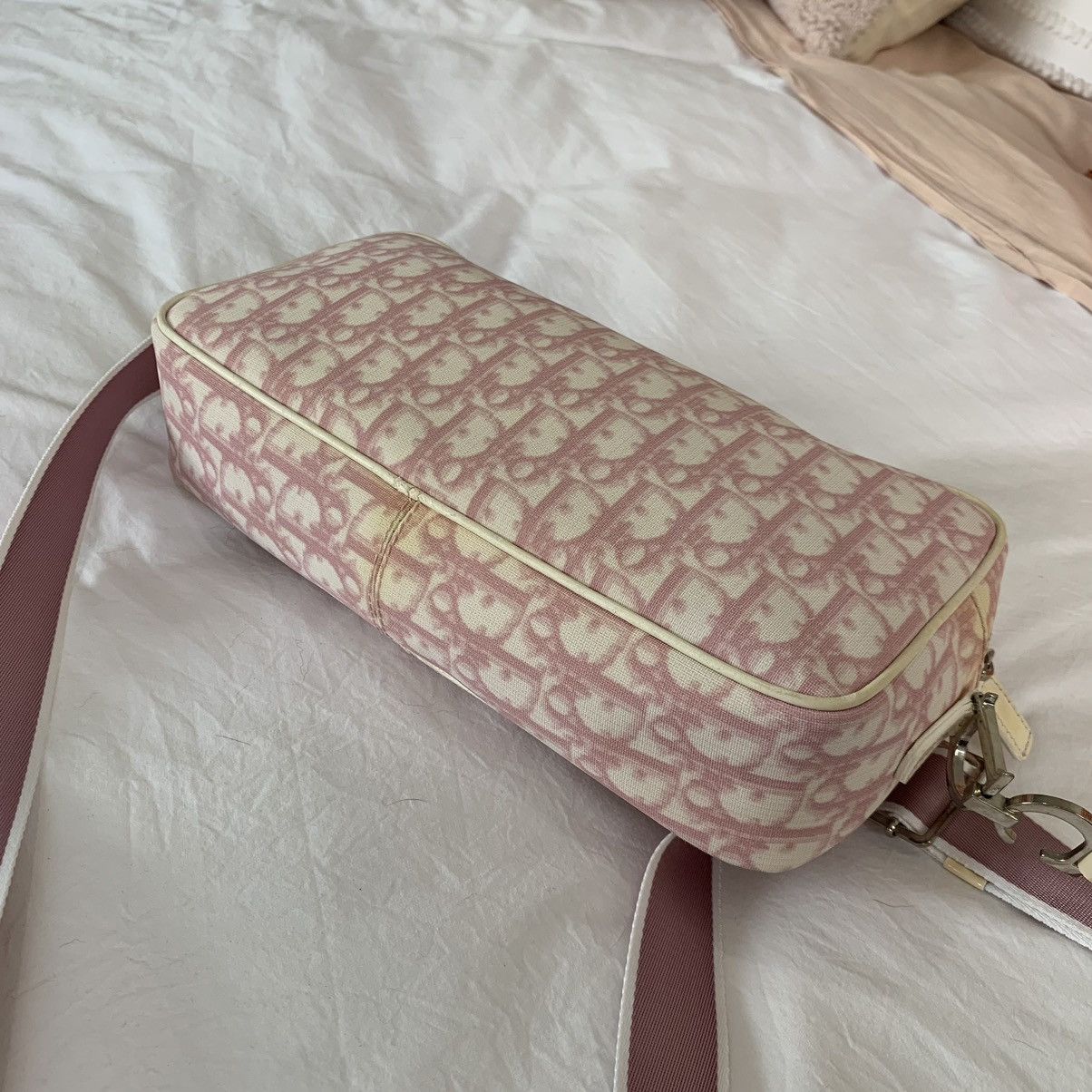 Dior Dior Trotter Monogram Shoulder Bag PINK Size ONE SIZE - 18 Thumbnail
