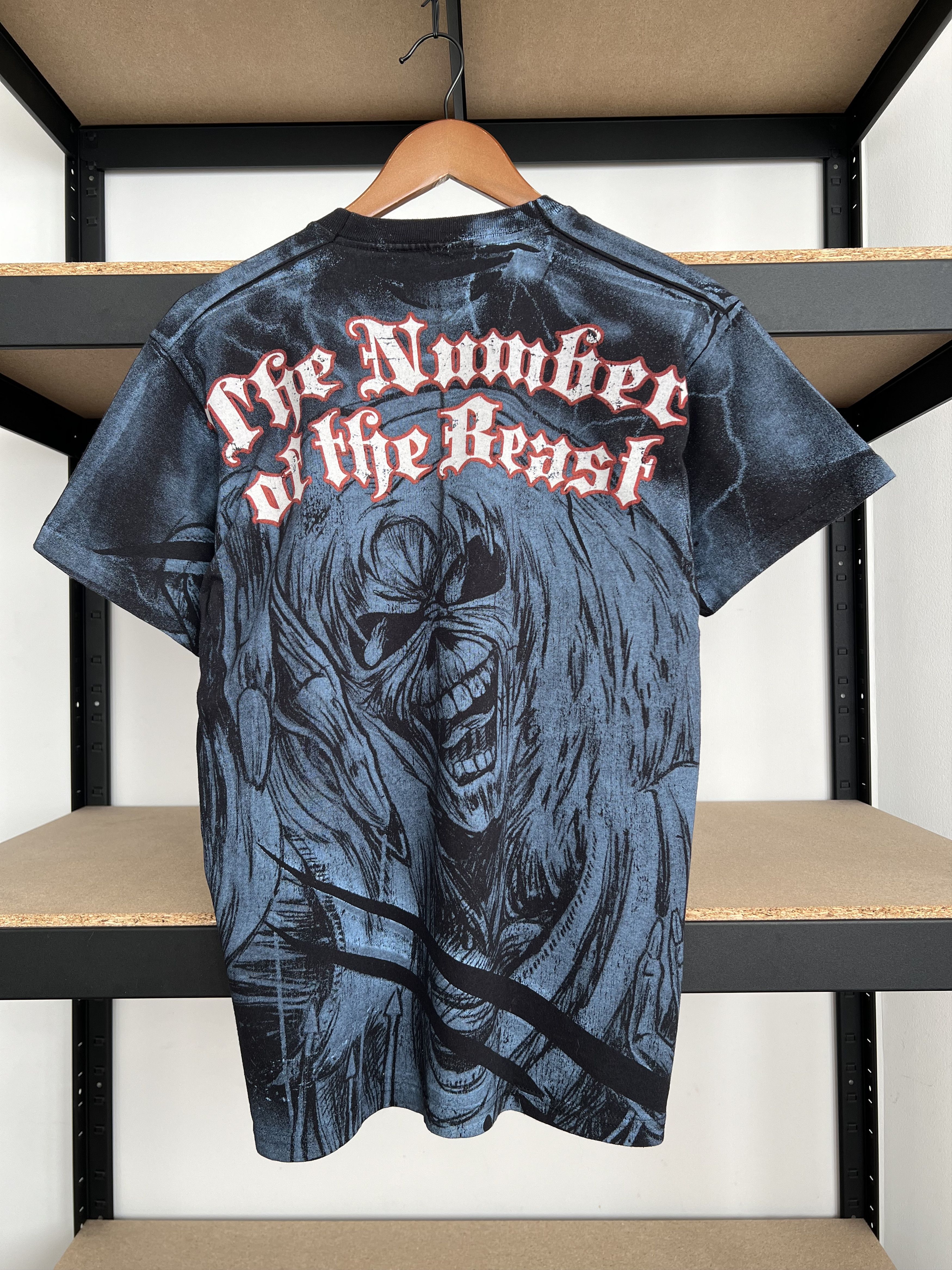 Band Tees Vintage 2010 Iron Maiden The Number of the Beast AOP T-shirt Size US M / EU 48-50 / 2 - 2 Thumbnail