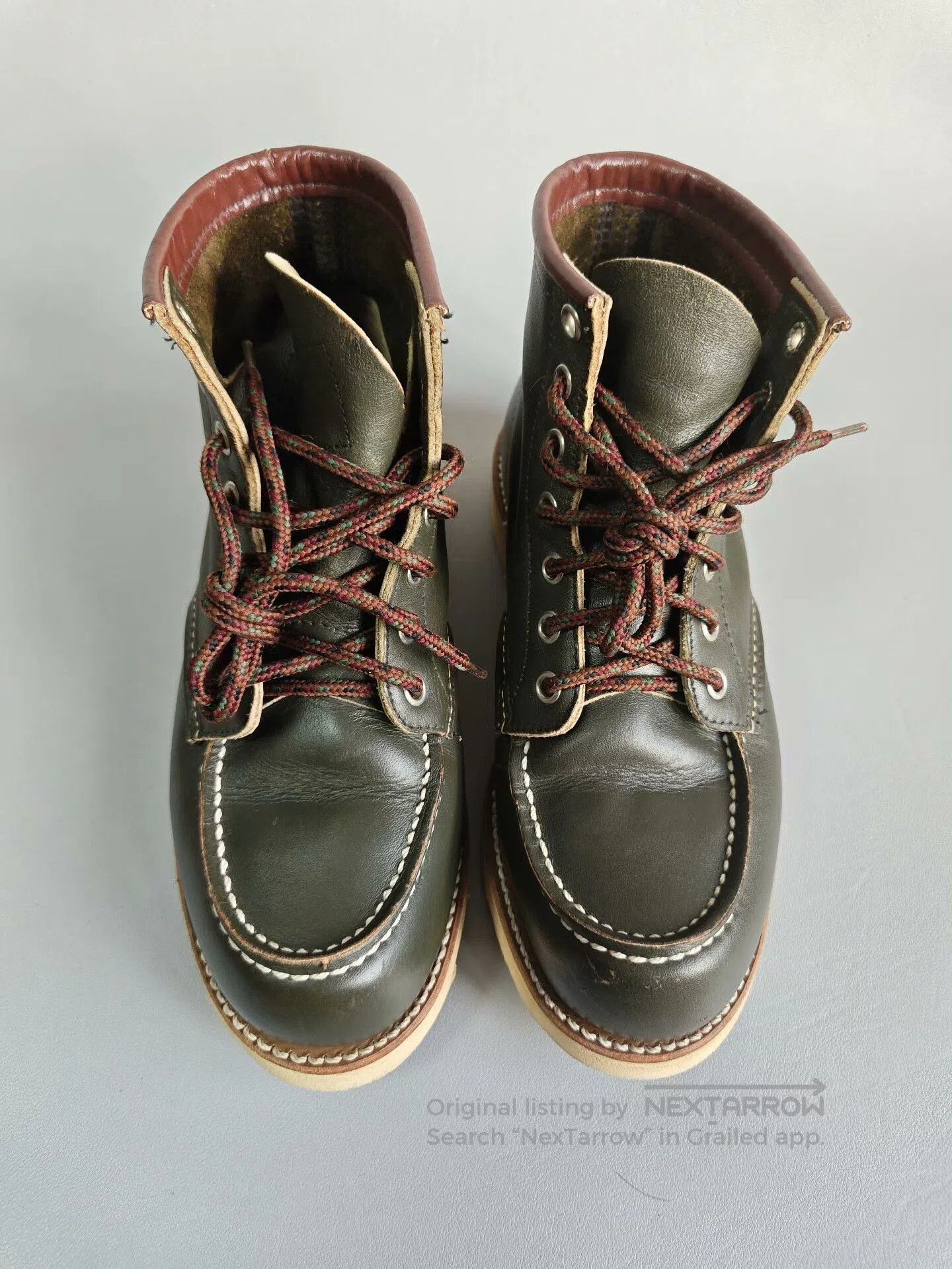 Red Wing Red Wing 8180 Green Work Boot. Size US 5 / EU 37 - 3 Thumbnail