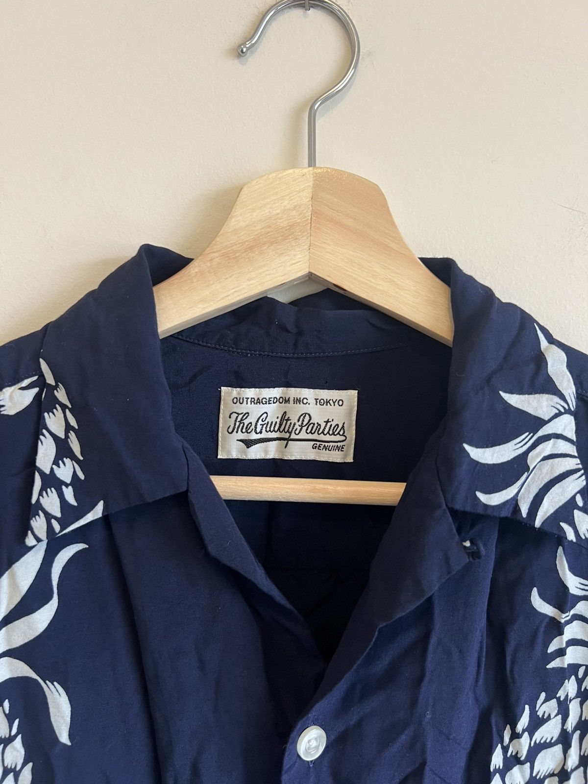 Wacko Maria Wacko Maria Guilty Parties Hawaiian Camp Shirt Collar Floral Size US M / EU 48-50 / 2 - 3 Thumbnail