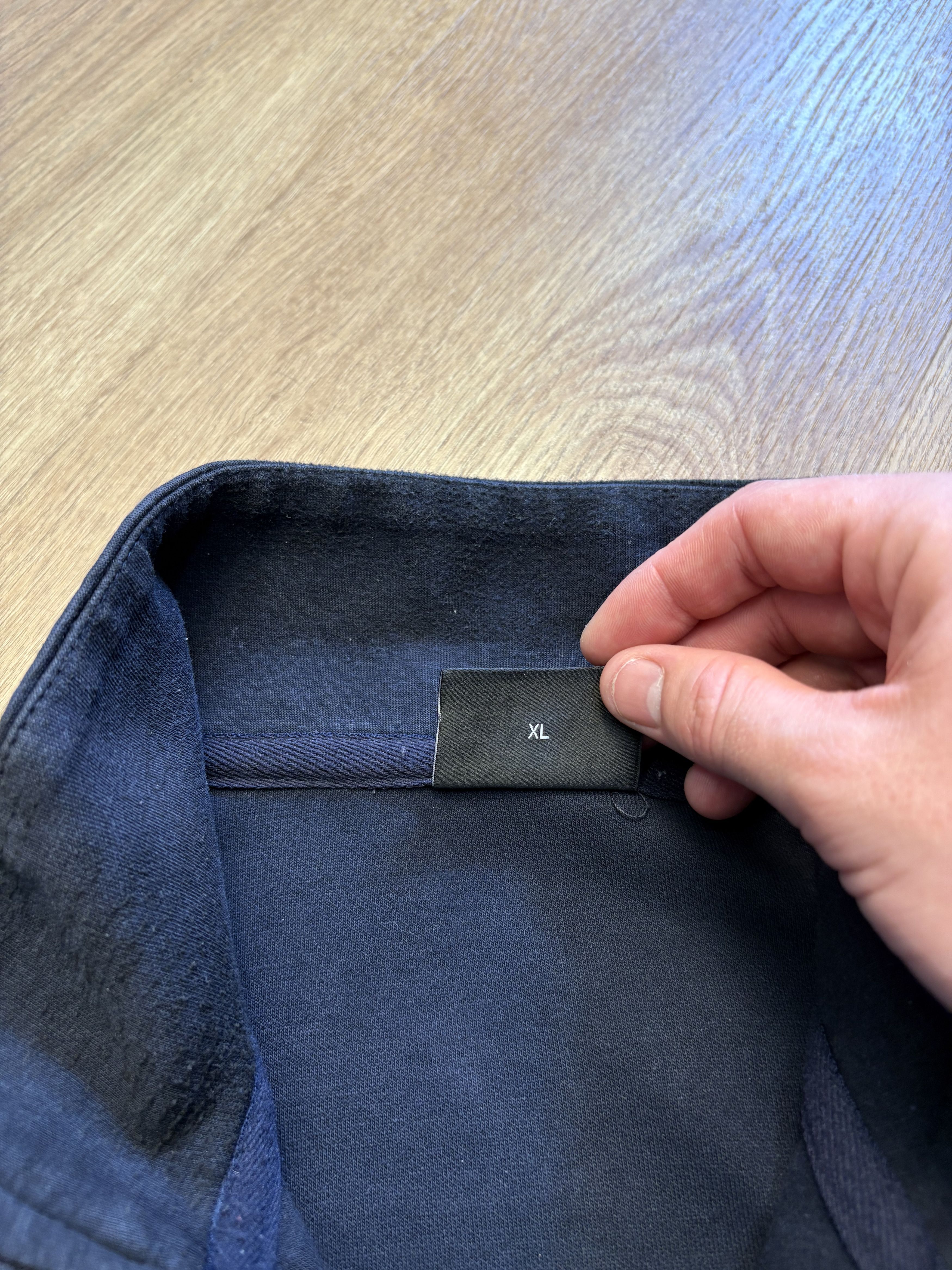 Emporio Armani Emproio Armani 2000s Embroidered Navy Zip-up Jacket (XL) Size US XL / EU 56 / 4 - 4 Thumbnail