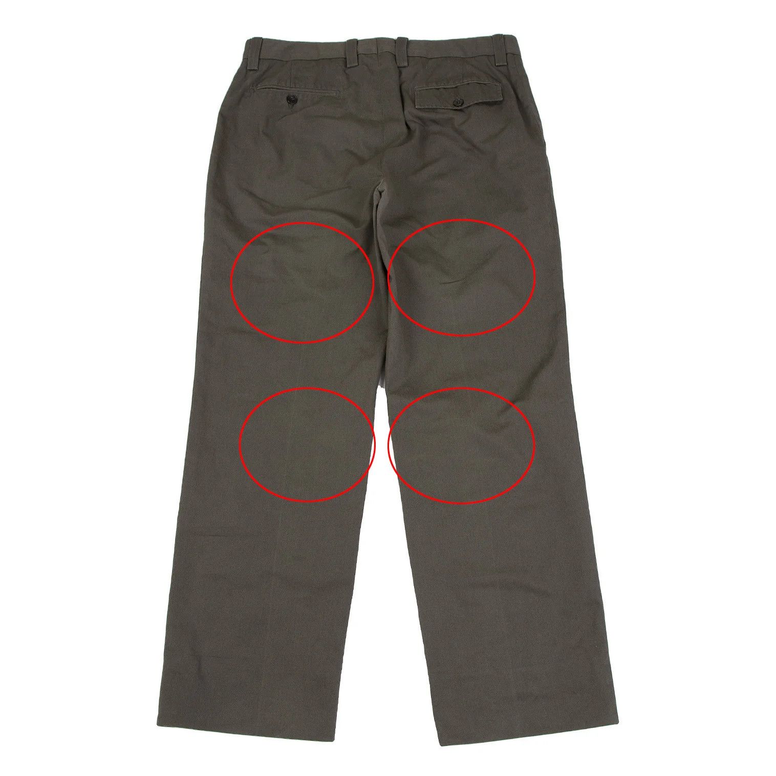 Gucci Cotton Tapered Pants in Khaki Size 34 Size US 34 / EU 50 - 11 Thumbnail