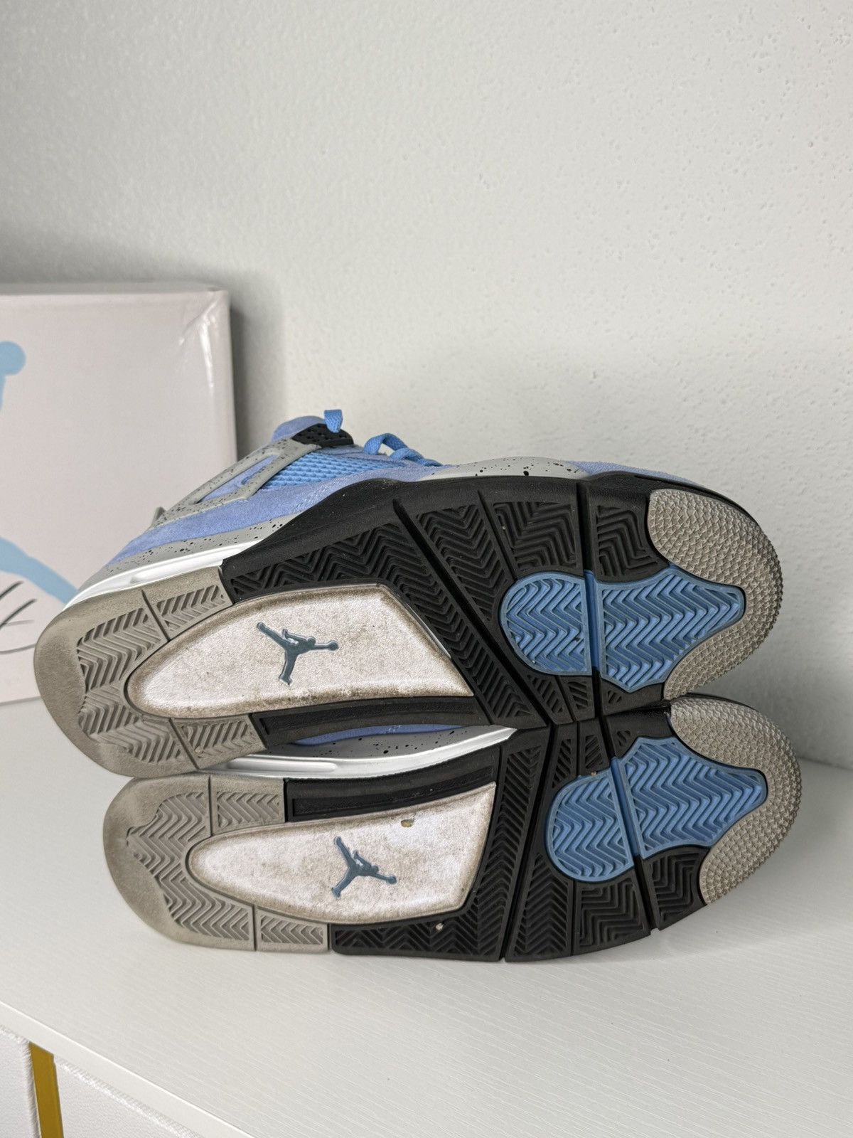 Nike Jordan 4 Retro University Blue Size US 9 / EU 42 - 4 Thumbnail