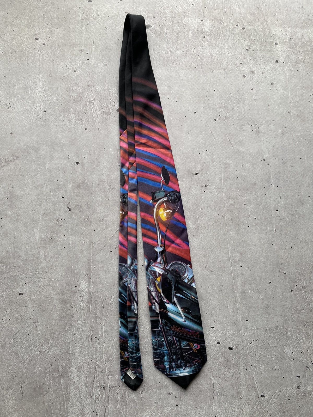 Harley Davidson Vintage Harley-Davidson Neck Tie 1994 "HARLEY ROAD TRIP" USA Size ONE SIZE - 1 Thumbnail