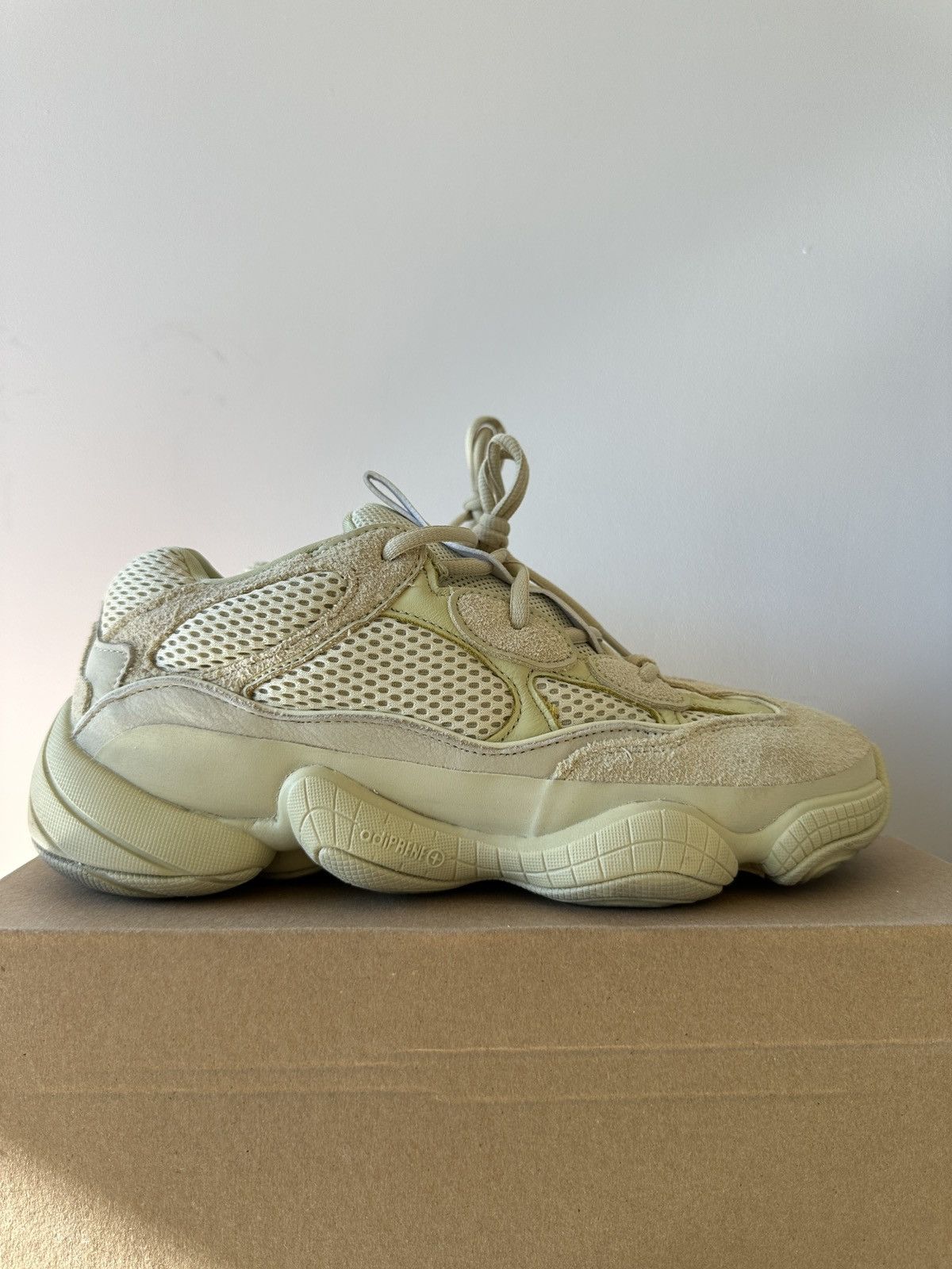 image of Adidas Yeezy 500 Moon Yellow Us 9 Shoes, Men's