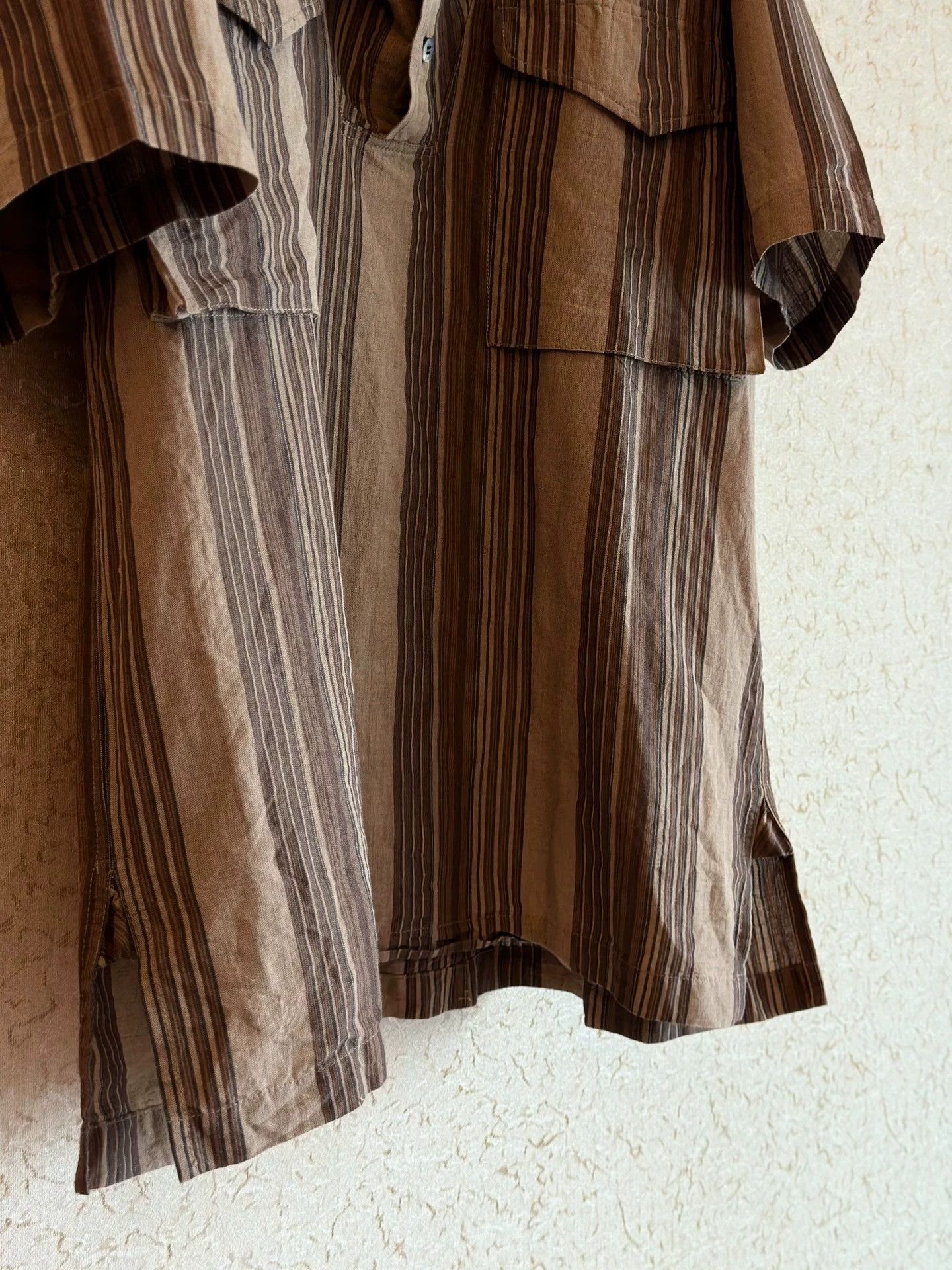Issey Miyake Issey Miyake M 80s Cotton Linen Utility Pocket Collar Shirt Size US M / EU 48-50 / 2 - 5 Thumbnail