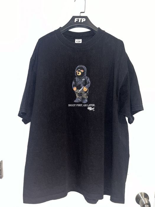 Fuck The Population FTP Hooded Bear Tee | Grailed