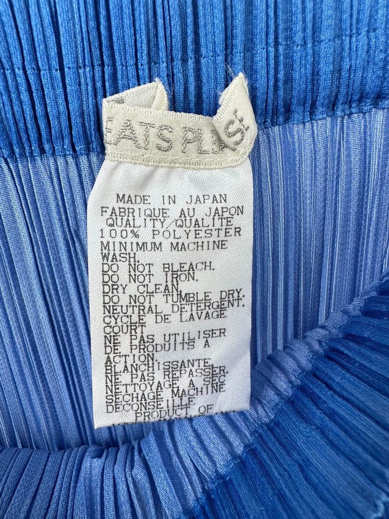 Issey Miyake Issey Miyake size:1 Blue pleated skirt Size 42" / US 20 - 3 Thumbnail