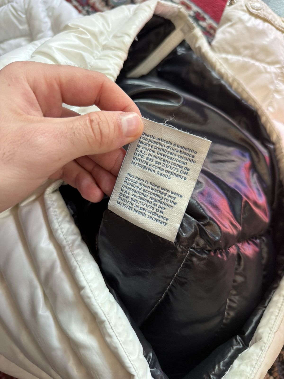 Moncler Galion down puffer jacket white size 3 Size US M / EU 48-50 / 2 - 8 Thumbnail