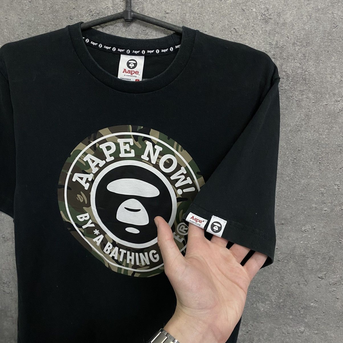 Aape Aape T-Shirt Big Logo Bape Tee Size US S / EU 44-46 / 1 - 6 Thumbnail