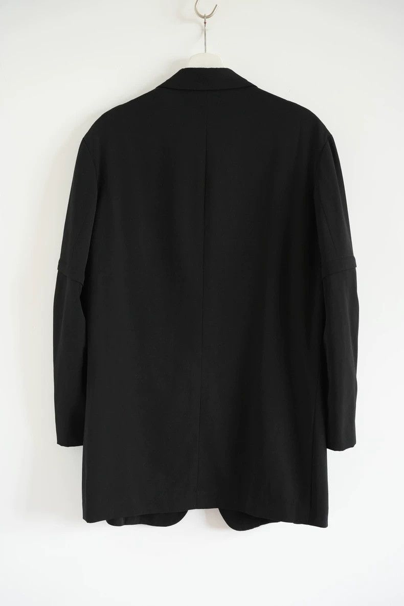 Yohji Yamamoto Yohji Yamamoto Yohji Yamamoto Black Zip Blazer Jacket Size US S / EU 44-46 / 1 - 2 Thumbnail