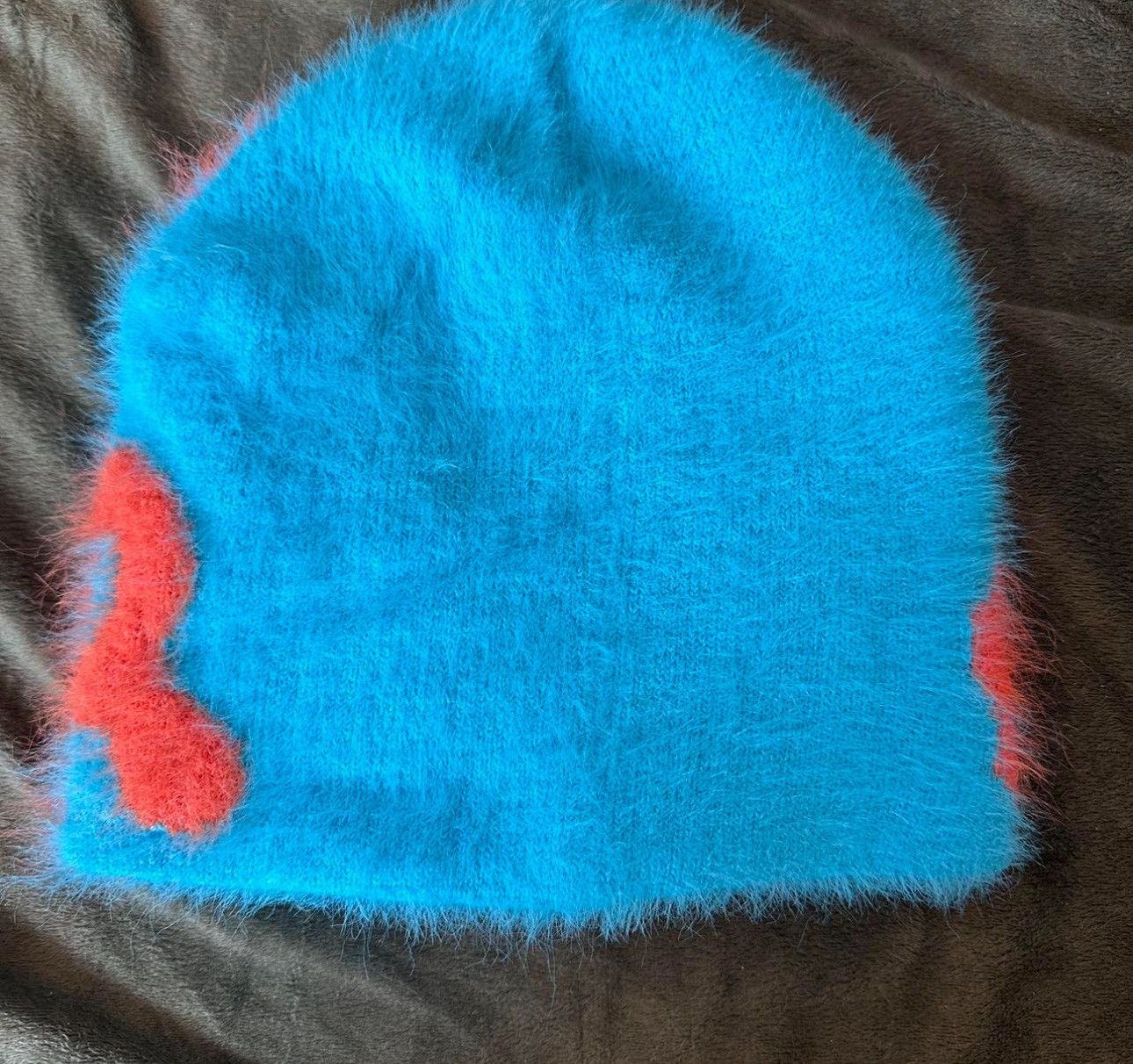 Other Mea culpr fuzzy blue and orange beanie Size ONE SIZE - 2 Thumbnail