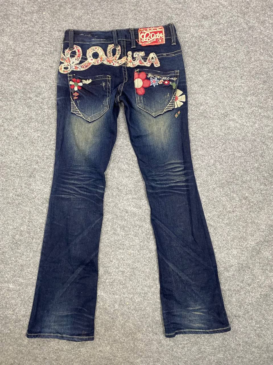 Japanese Brand lolita japanese brand bootcut flare denim nice design Size 30" / US 8 / IT 44 - 1 Thumbnail