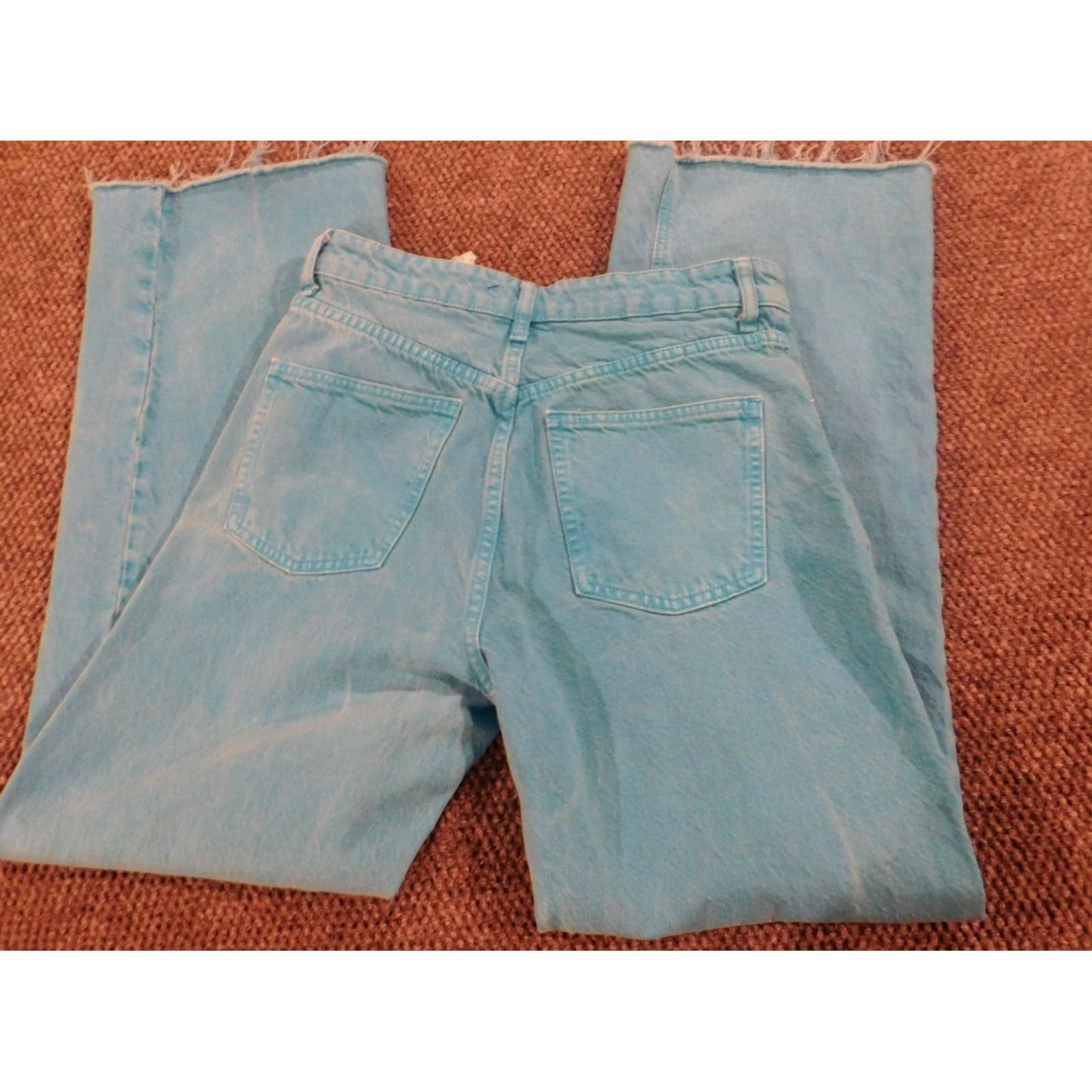 Zara Zara Womens Jeans 6 Blue denim casual straight slim fit Size 28" / US 6 / IT 42 - 6 Thumbnail