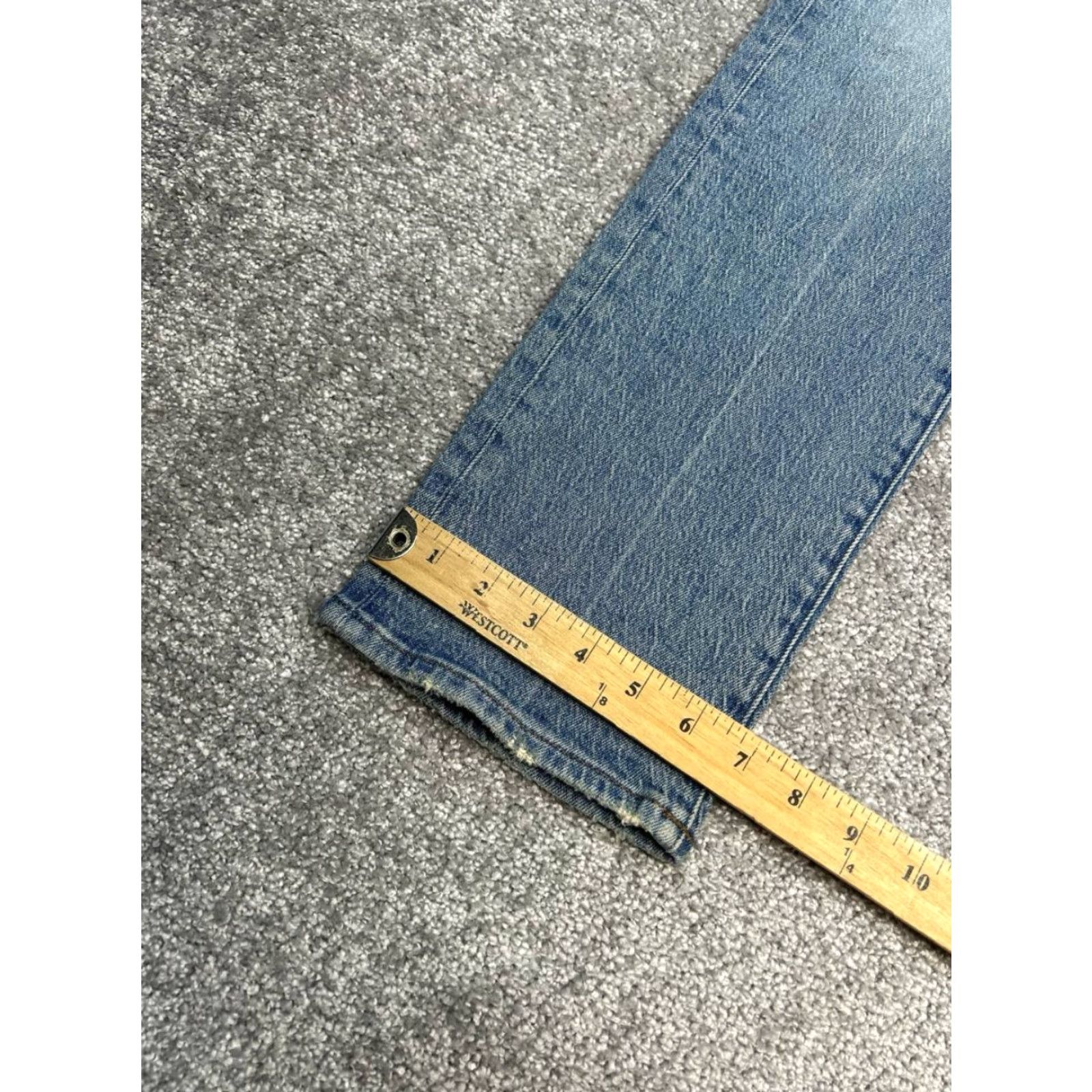 Madewell Madewell Jeans 90s Straight Womens 23 Blue Denim Cotton Stretch High Rise 24x30 Size 40" / US 18 - 6 Thumbnail