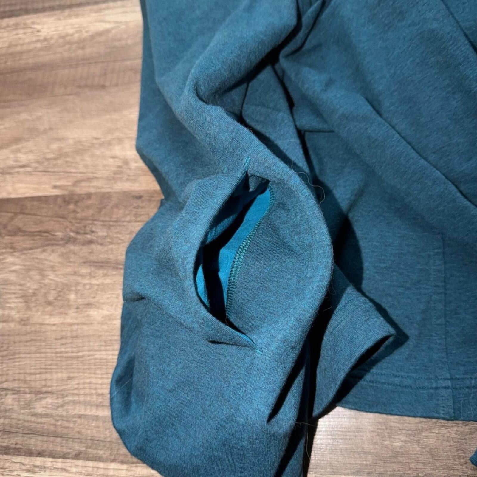 Lululemon Lululemon Athletica Teal Heathered Wrap Cardigan Size S / US 4 / IT 40 - 5 Thumbnail