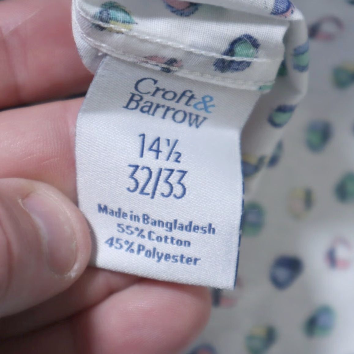 Croft & Barrow Croft & Barrow Derby Jockey Helmet All Over Print Button Up Shirt White Men's S Size US S / EU 44-46 / 1 - 7 Thumbnail