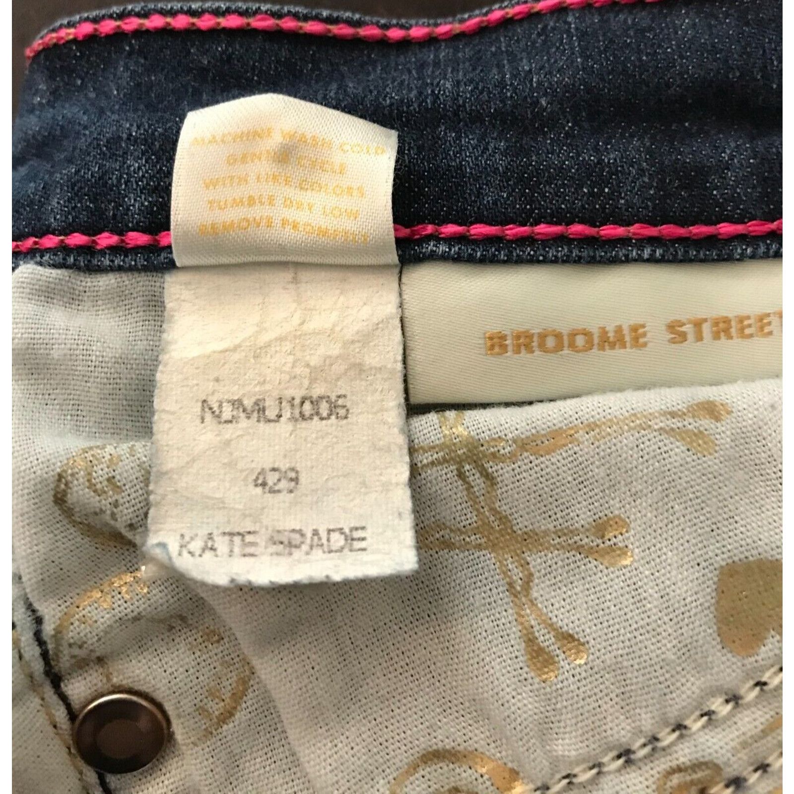 Kate Spade Kate Spade Jeans Women's Play Hooky Broome Street Skinny Size 25" / US 0 / IT 36 - 9 Thumbnail