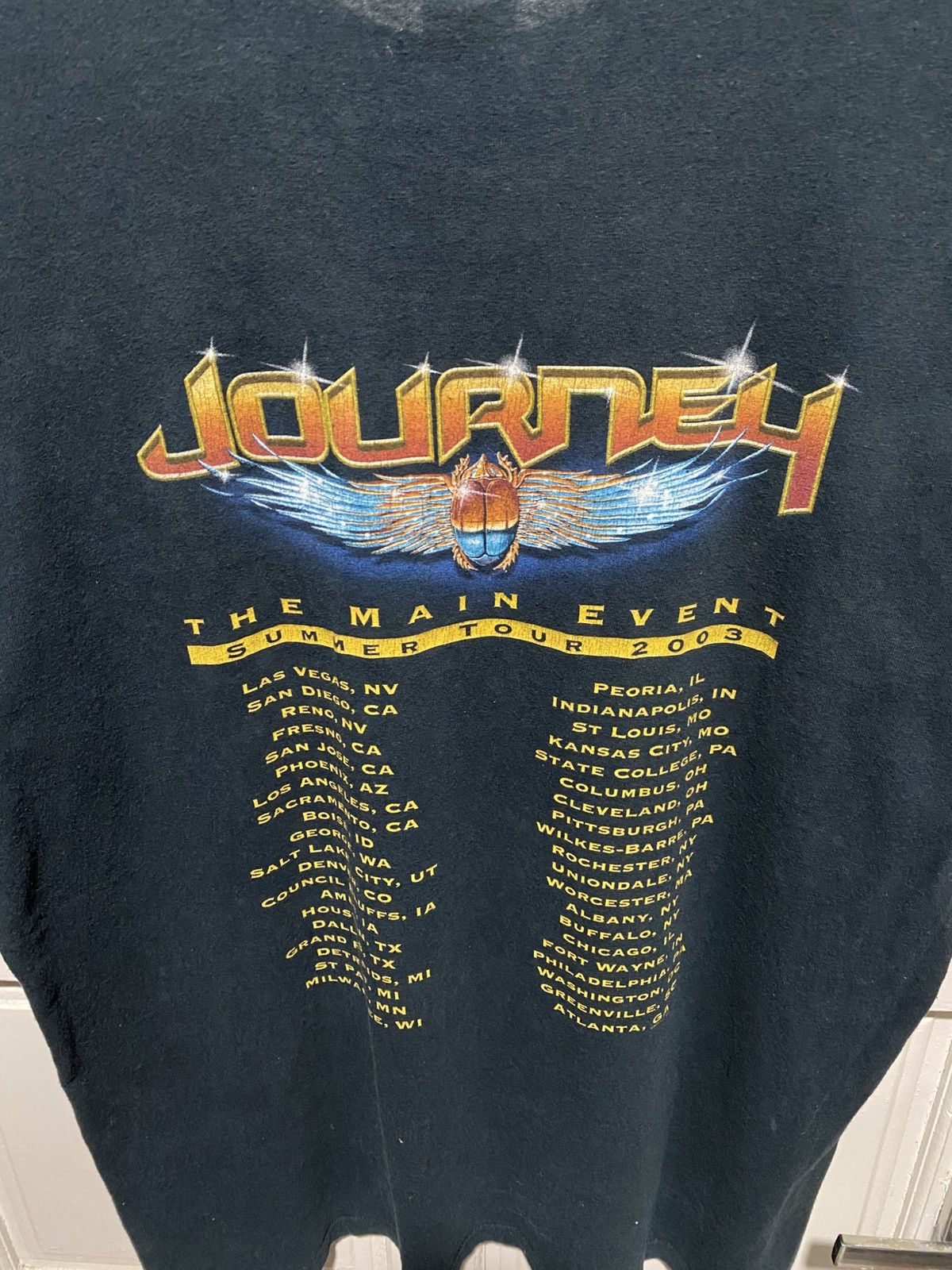 Anvil × Band Tees × Vintage JOURNEY VINTAGE TOUR 2003 Size US L / EU 52-54 / 3 - 3 Thumbnail