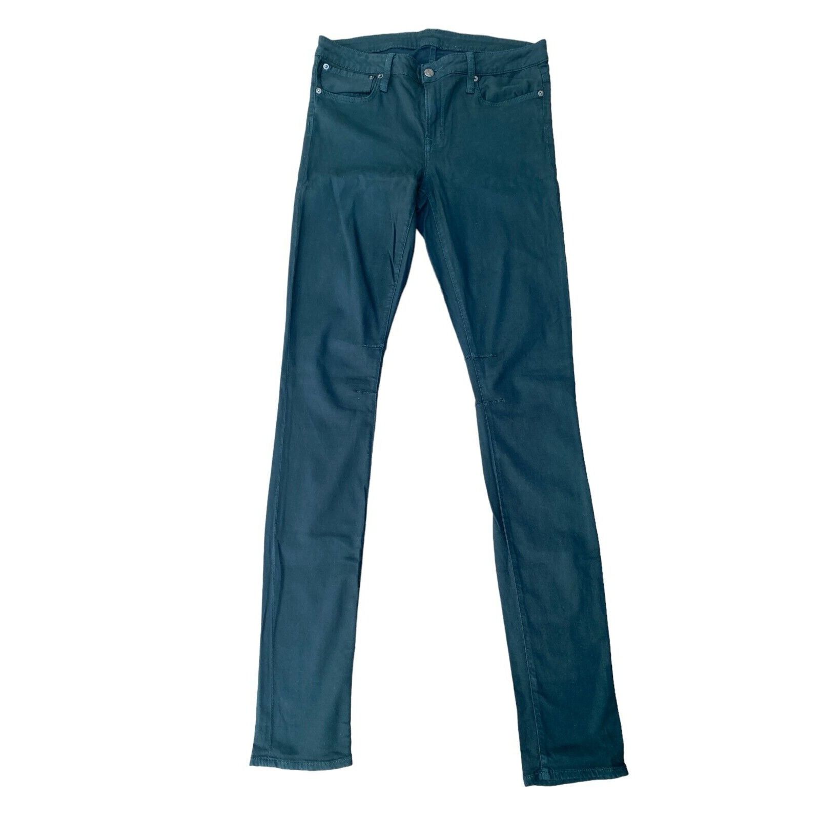 Helmut Lang Vintage elongated Kaki Biker Pants Size 30" / US 8 / IT 44 - 1 Thumbnail