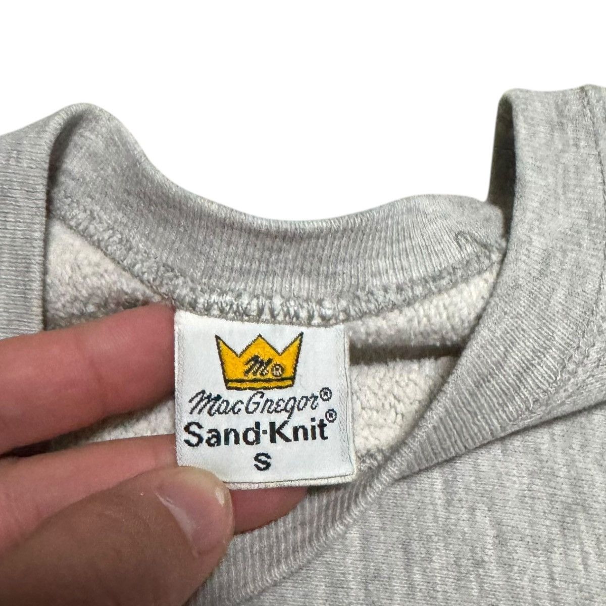 MacGregor 80s MacGregor SandKnit Chicago Bulls Gray Sweatshirt Men's S Size US S / EU 44-46 / 1 - 5 Thumbnail