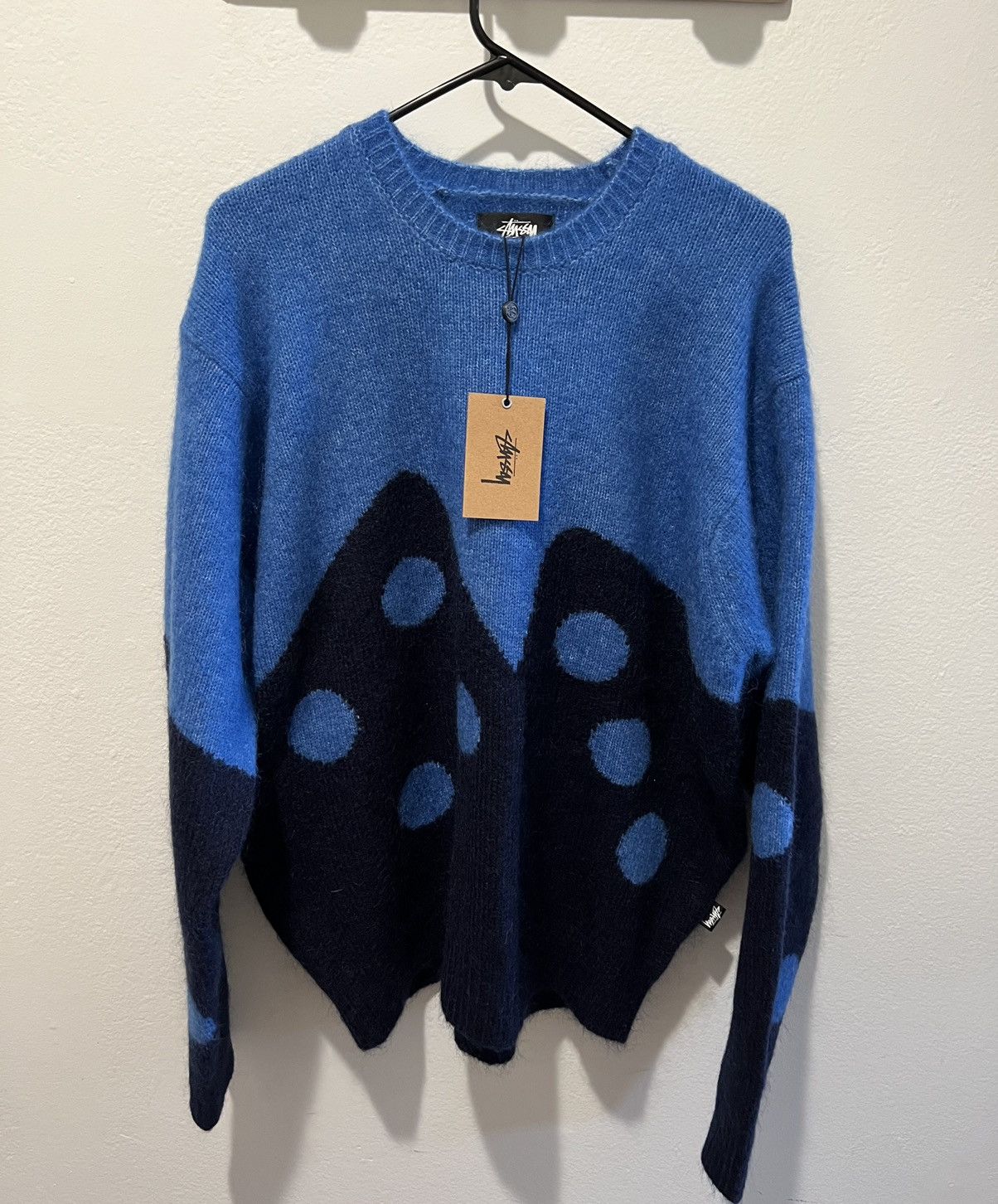 Stussy Stussy Fuzzy Dice Crew Sweater | Grailed