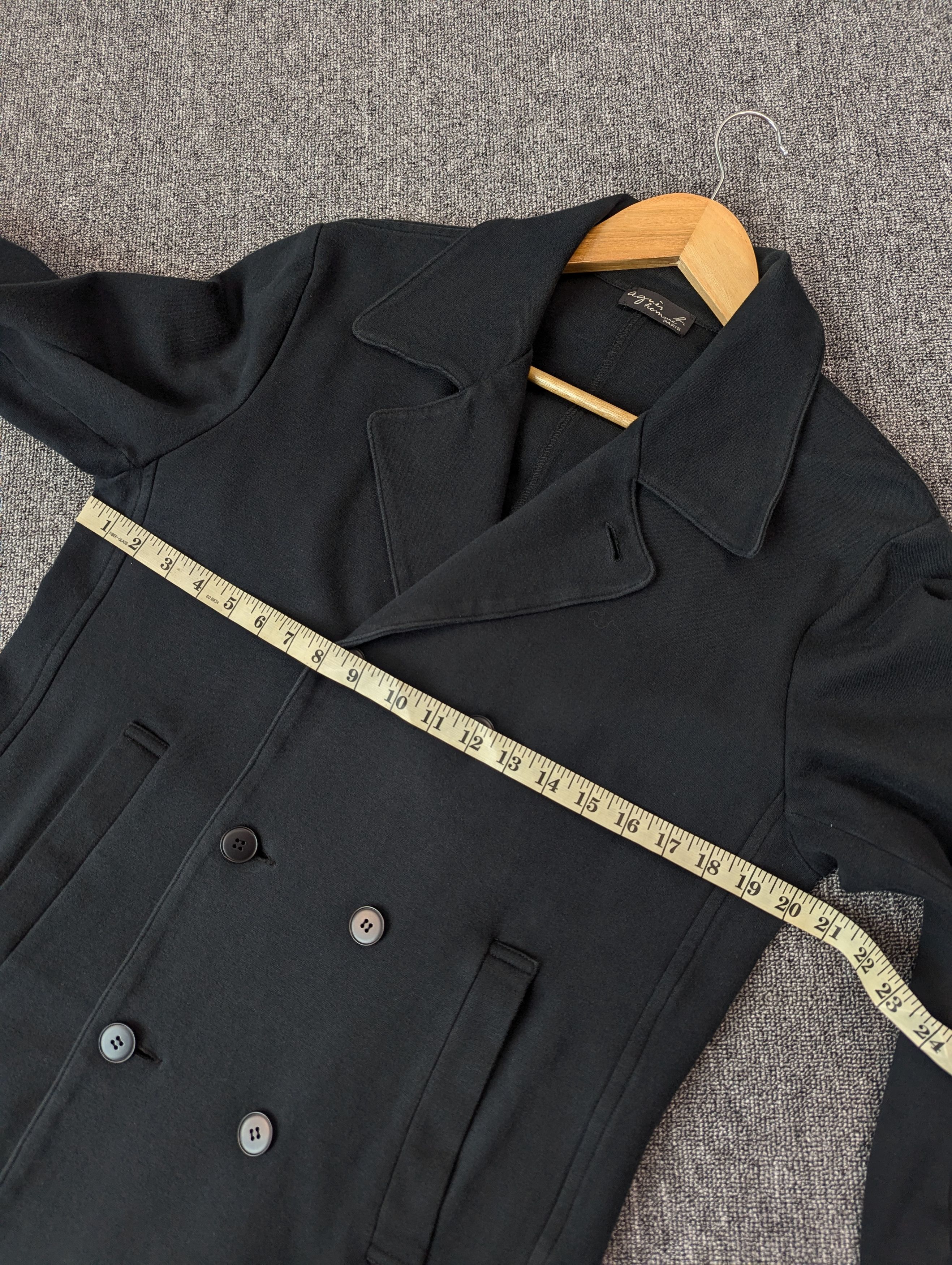 agnes b. Agnes B Home Paris Double Breasted Cotton Coat Jacket Size US M / EU 48-50 / 2 - 7 Thumbnail