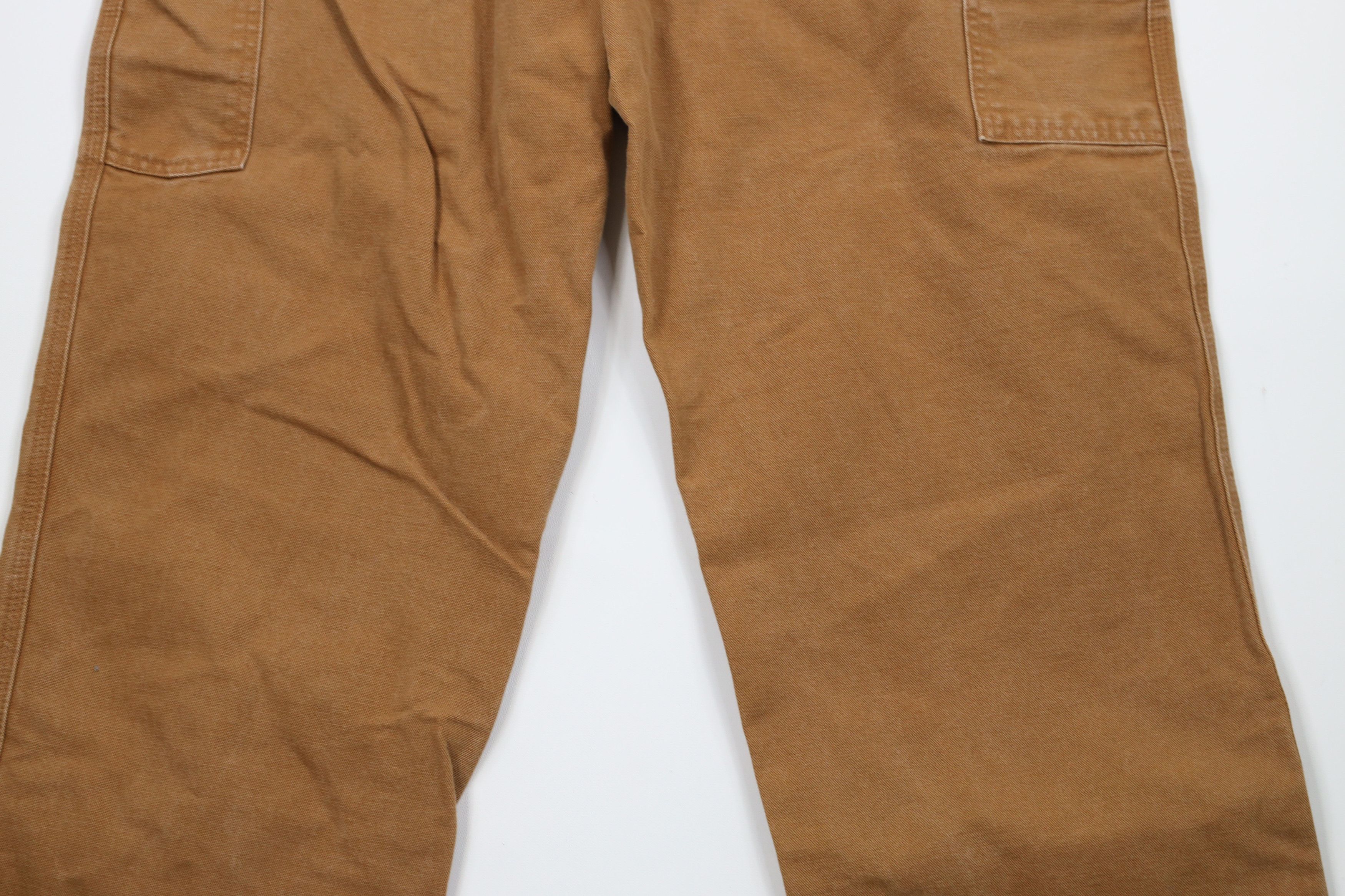 Carhartt × Vintage Vintage Carhartt Dungaree Wide Leg Canvas Pants Duck Brown Size US 38 / EU 54 - 9 Thumbnail