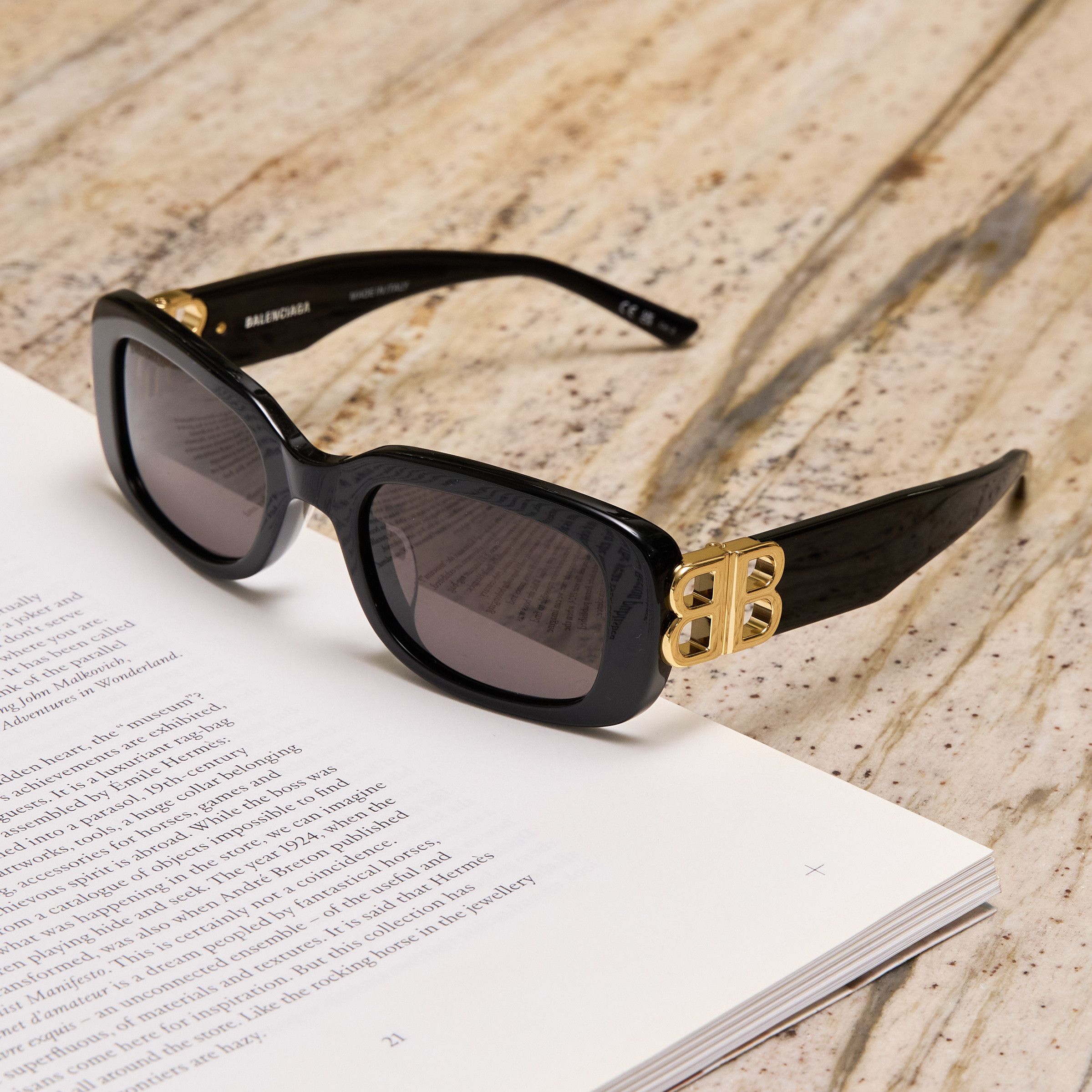 Balenciaga BALENCIAGA BB0310SK 001 Sunglasses BLACK Size ONE SIZE - 1 Thumbnail