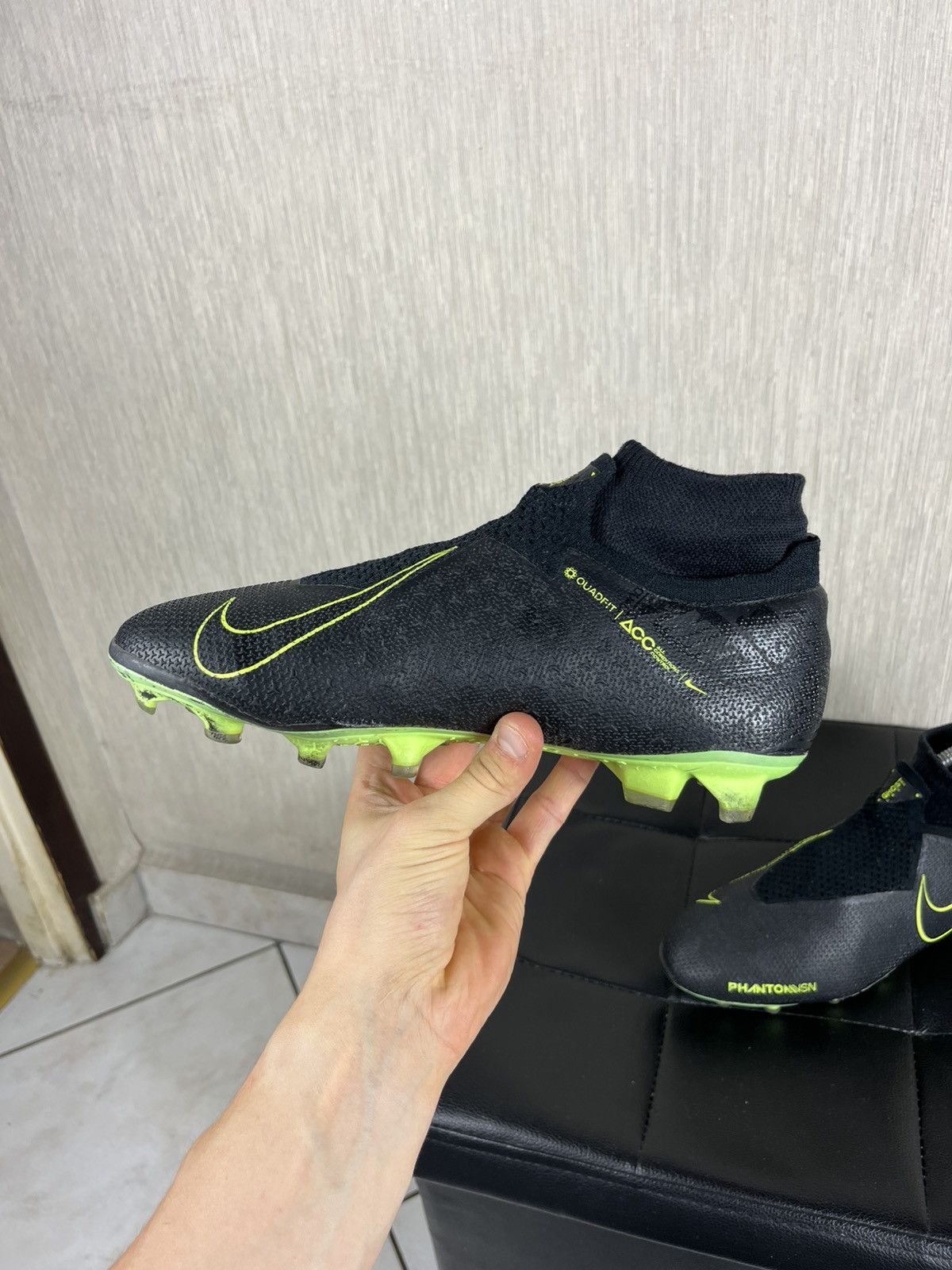 Nike Nike phantom VSN Elite DF FG soccer cleats flyknit shoes Size US 7.5 / EU 40-41 - 6 Thumbnail