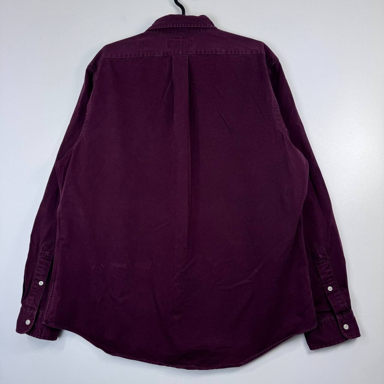 Polo Ralph Lauren Polo Ralph Lauren Button Down Shirt Burgundy Custom Size XL Size US XL / EU 56 / 4 - 9 Thumbnail