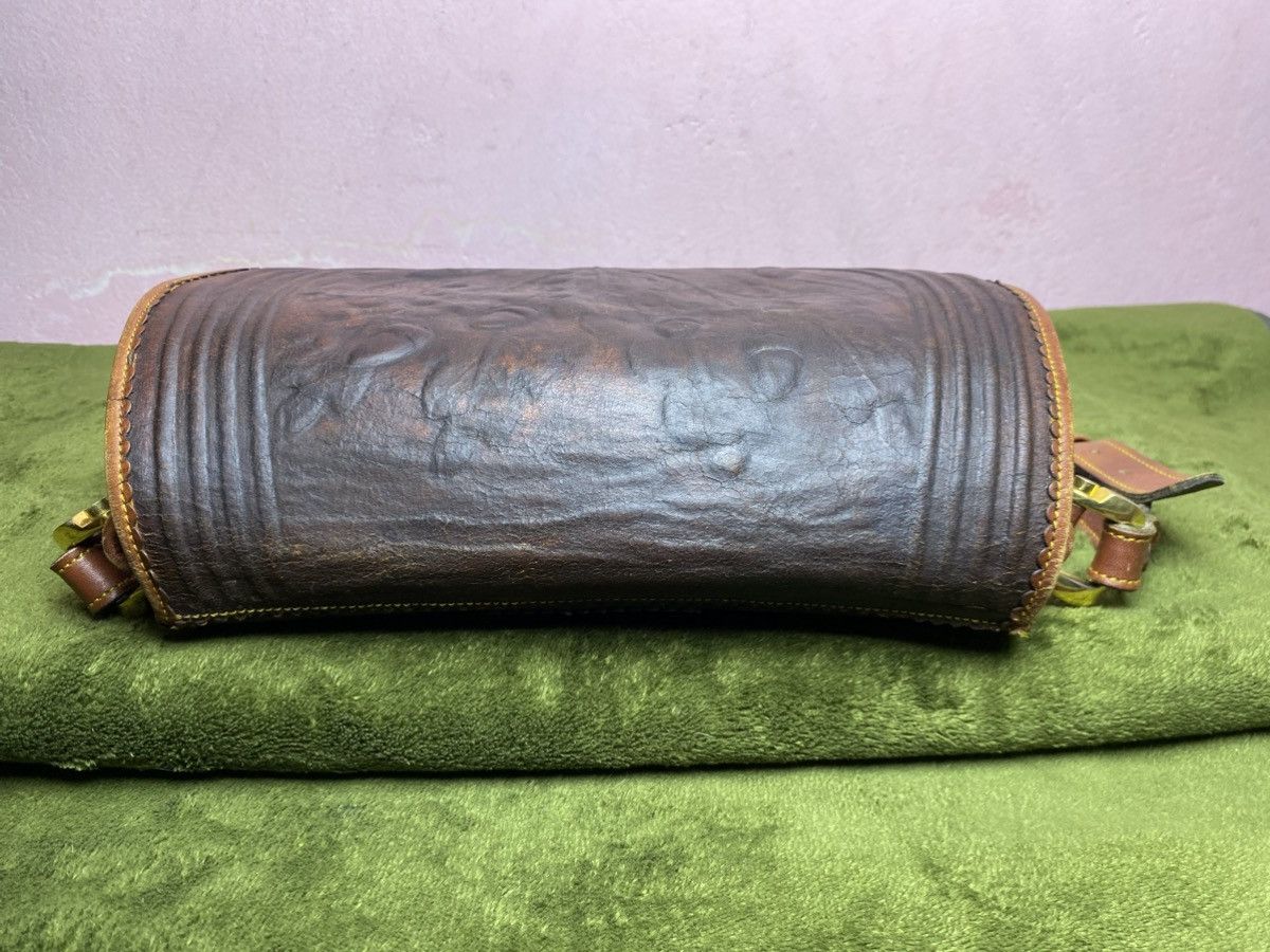 Loewe LOEWE Caza cordoban green suede and brown leather Size ONE SIZE - 12 Thumbnail