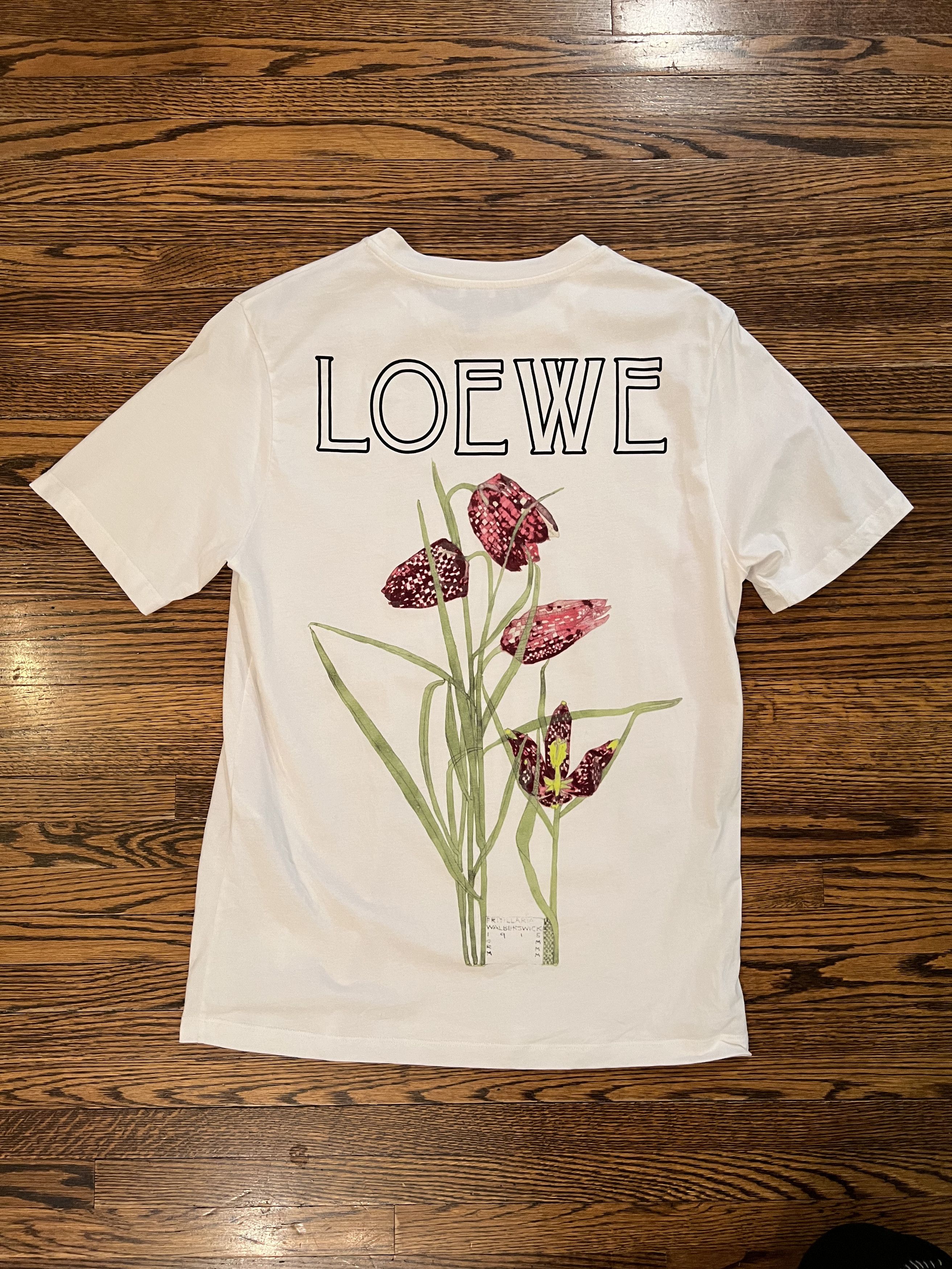 Loewe Charles Rennie Mackintosh T Shirt Flower Design | Grailed