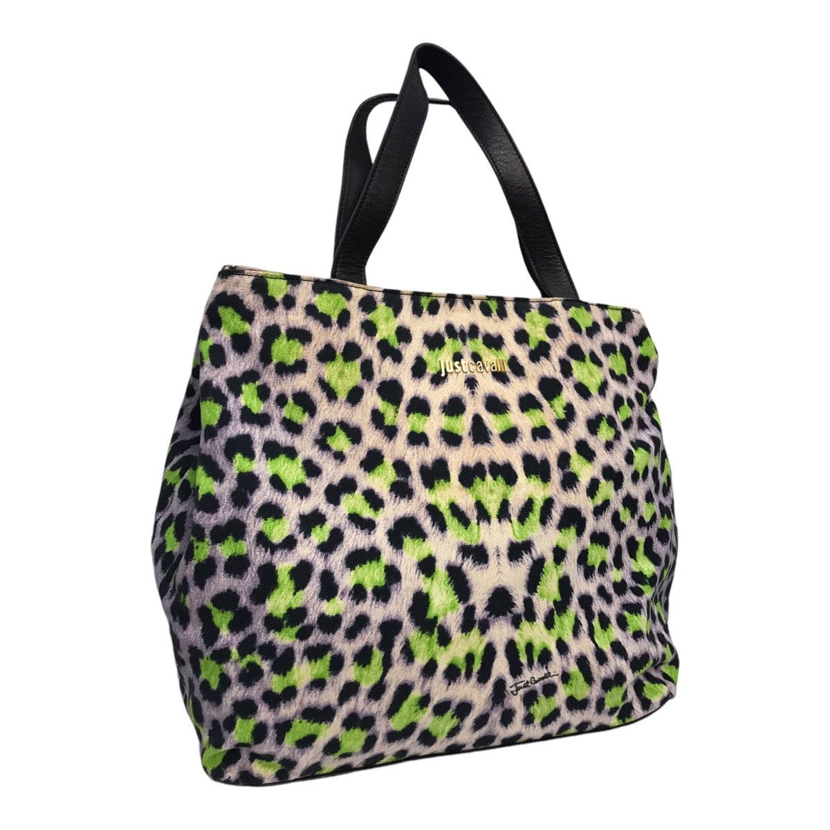 Just Cavalli × Roberto Cavalli Just Cavalli Leopard Tote Bag Size ONE SIZE - 2 Thumbnail