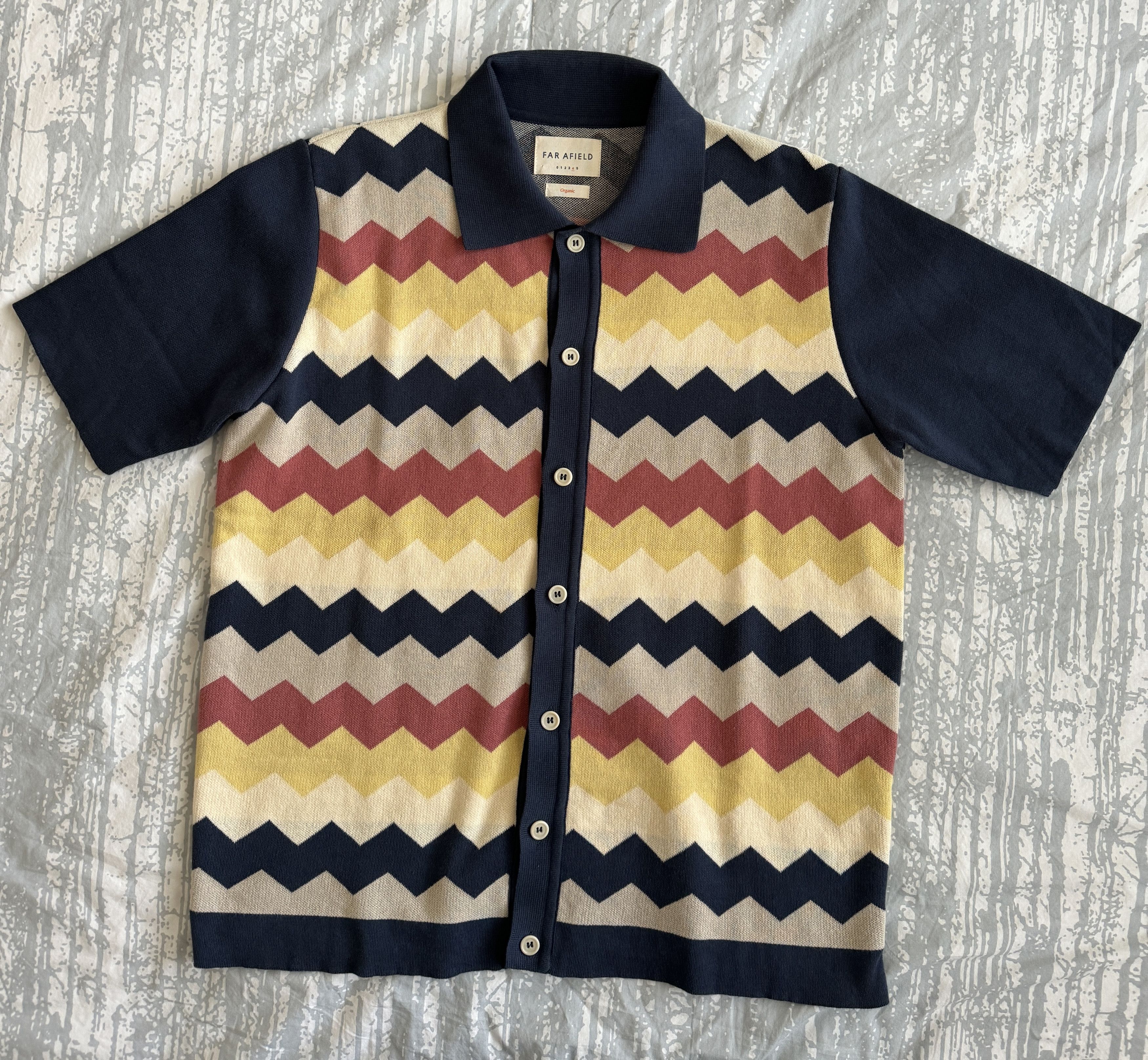 Far Afield Zig S/S Cardigan Zig Size US XL / EU 56 / 4 - 3 Thumbnail