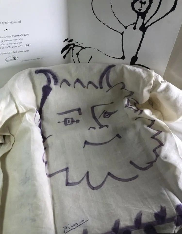 Other Pablo Picasso, Multiple Shirt, Designed by Picasso in 1955 Size US XL / EU 56 / 4 - 7 Thumbnail