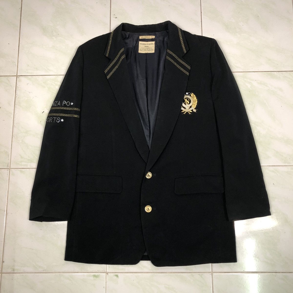 Japanese Brand 📌Vintage Coats Valenza Po Sports Paris Double Breast Size US M / EU 48-50 / 2 - 1 Thumbnail