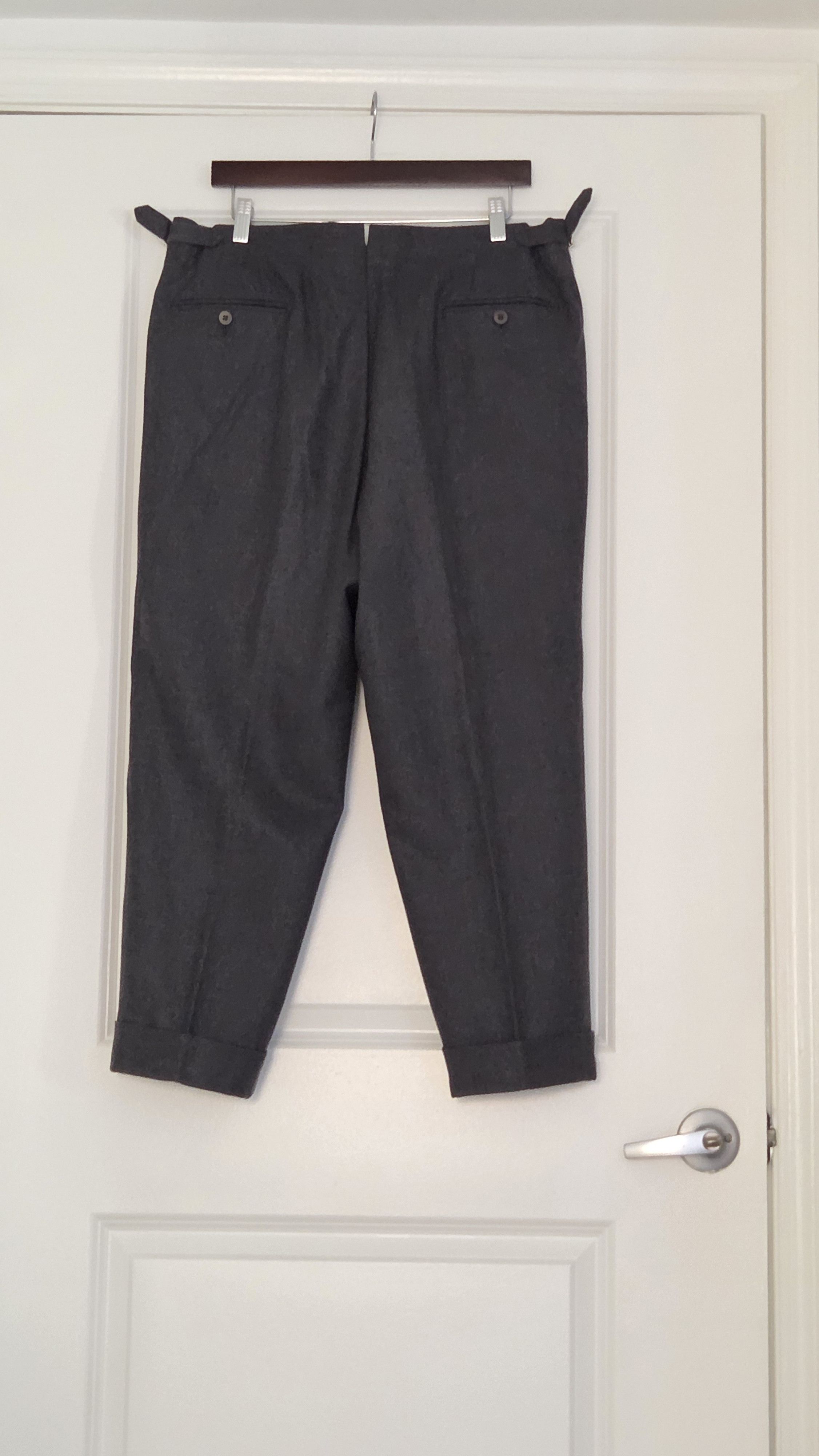 Stoffa Grey wool flannel trousers Size US 36 / EU 52 - 5 Thumbnail